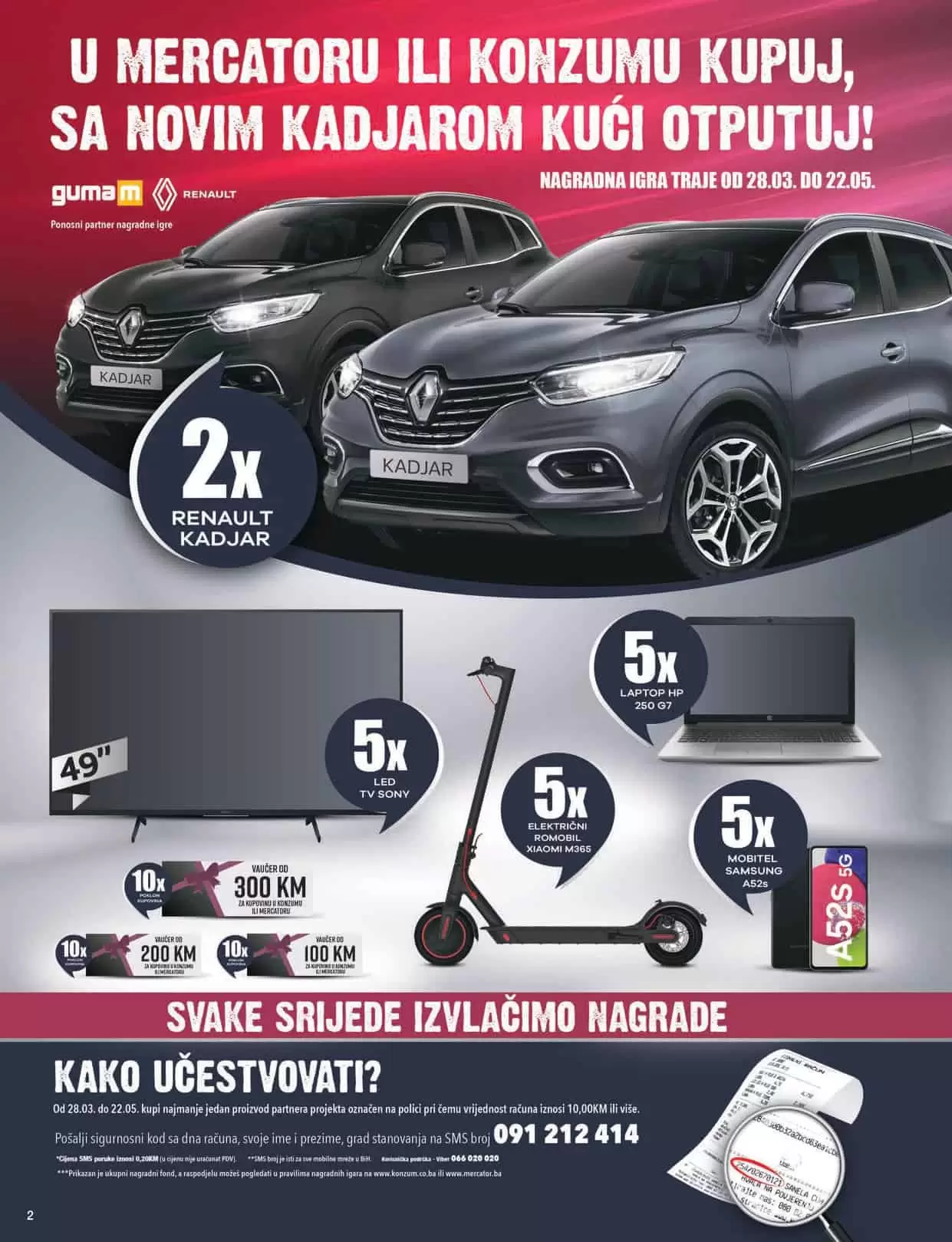 Mercator katalog donosi nam snižene/akcijske cijene prehrame, kucne hemije i opreme, proizvoda za njegu i hiigijenu.