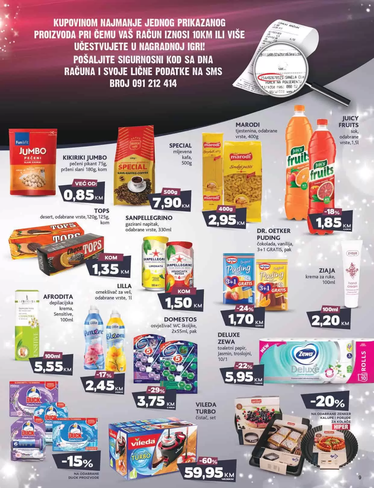 Mercator katalog donosi nam snižene/akcijske cijene prehrame, kucne hemije i opreme, proizvoda za njegu i hiigijenu.