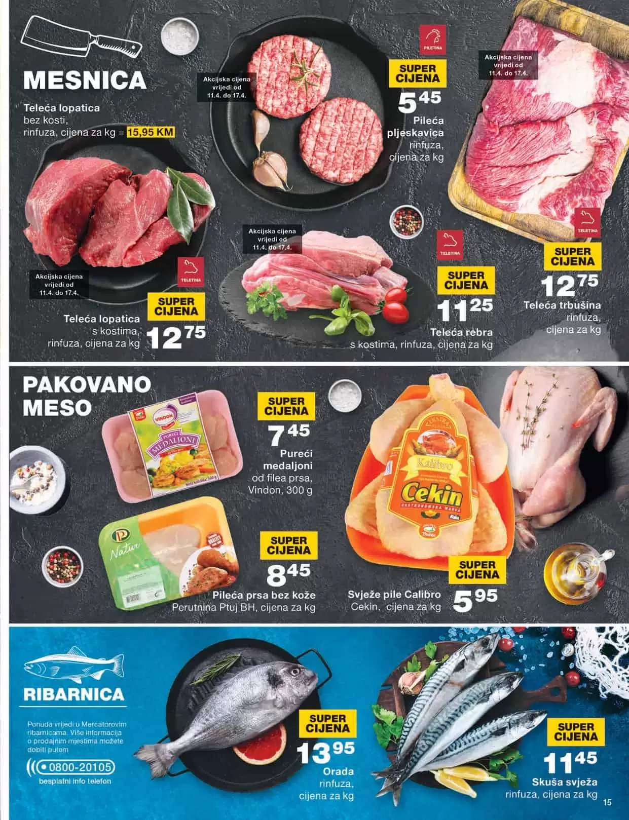 Mercator katalog donosi nam snižene/akcijske cijene prehrame, kucne hemije i opreme, proizvoda za njegu i hiigijenu.