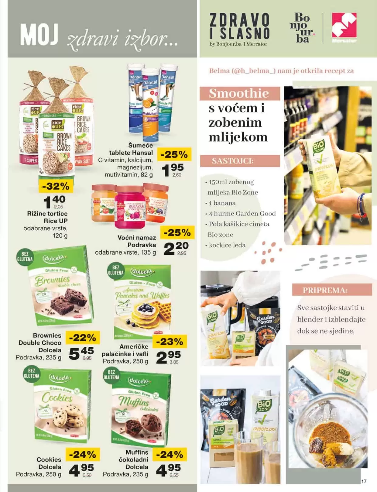 Mercator katalog donosi nam snižene/akcijske cijene prehrame, kucne hemije i opreme, proizvoda za njegu i hiigijenu.