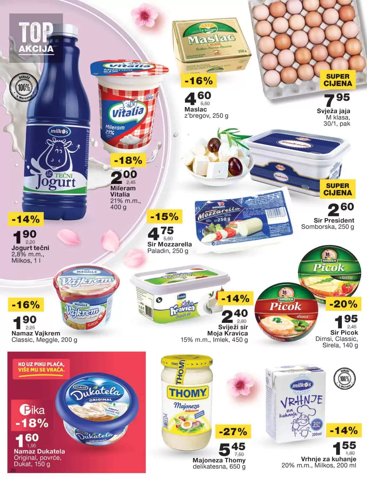 Mercator katalog donosi nam snižene/akcijske cijene prehrame, kucne hemije i opreme, proizvoda za njegu i hiigijenu.