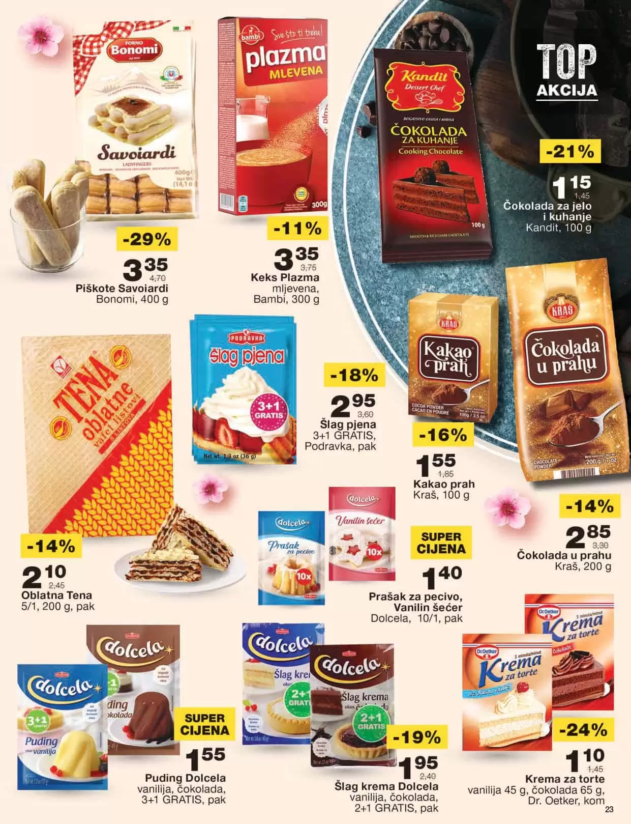 Mercator katalog donosi nam snižene/akcijske cijene prehrame, kucne hemije i opreme, proizvoda za njegu i hiigijenu.