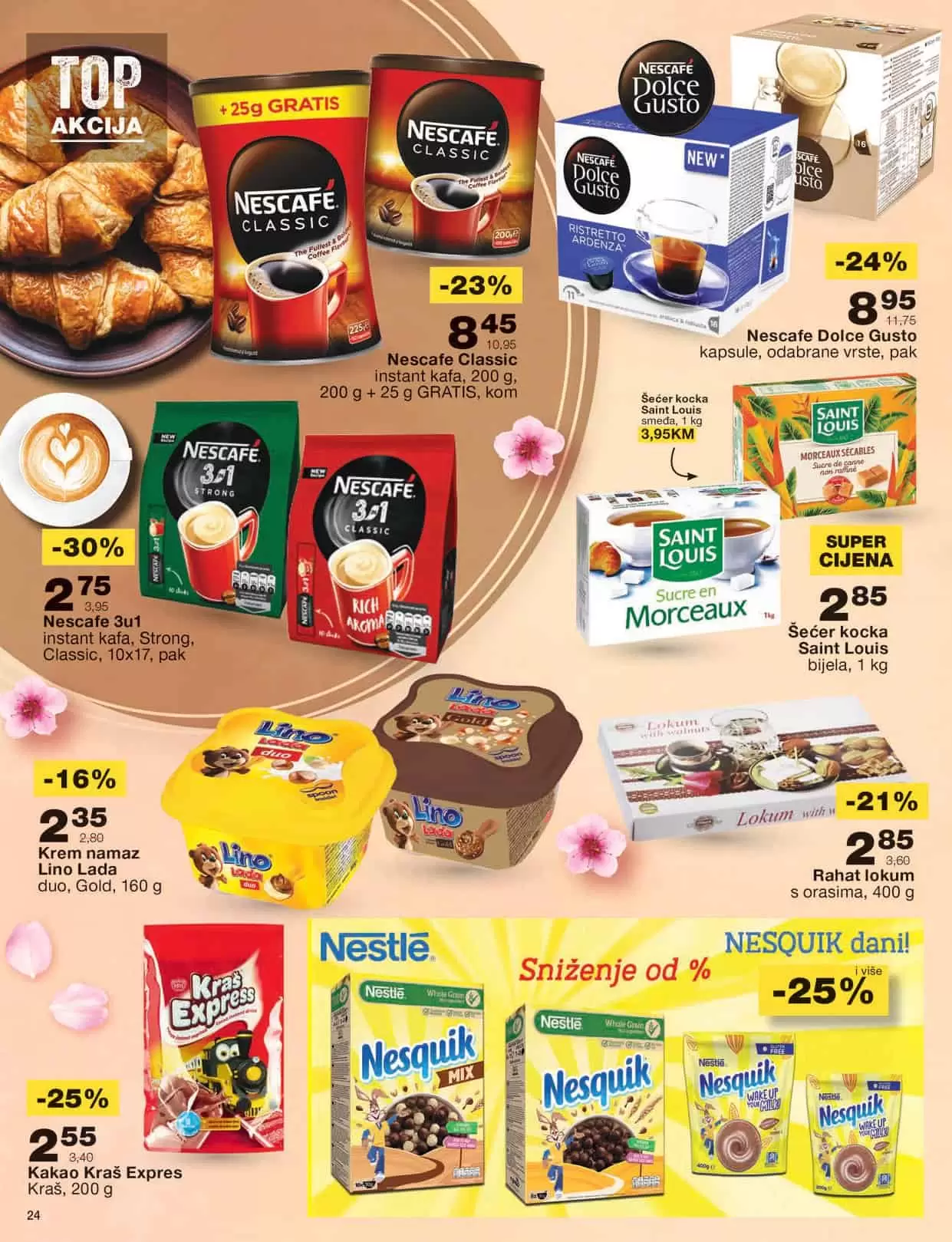 Mercator katalog donosi nam snižene/akcijske cijene prehrame, kucne hemije i opreme, proizvoda za njegu i hiigijenu.