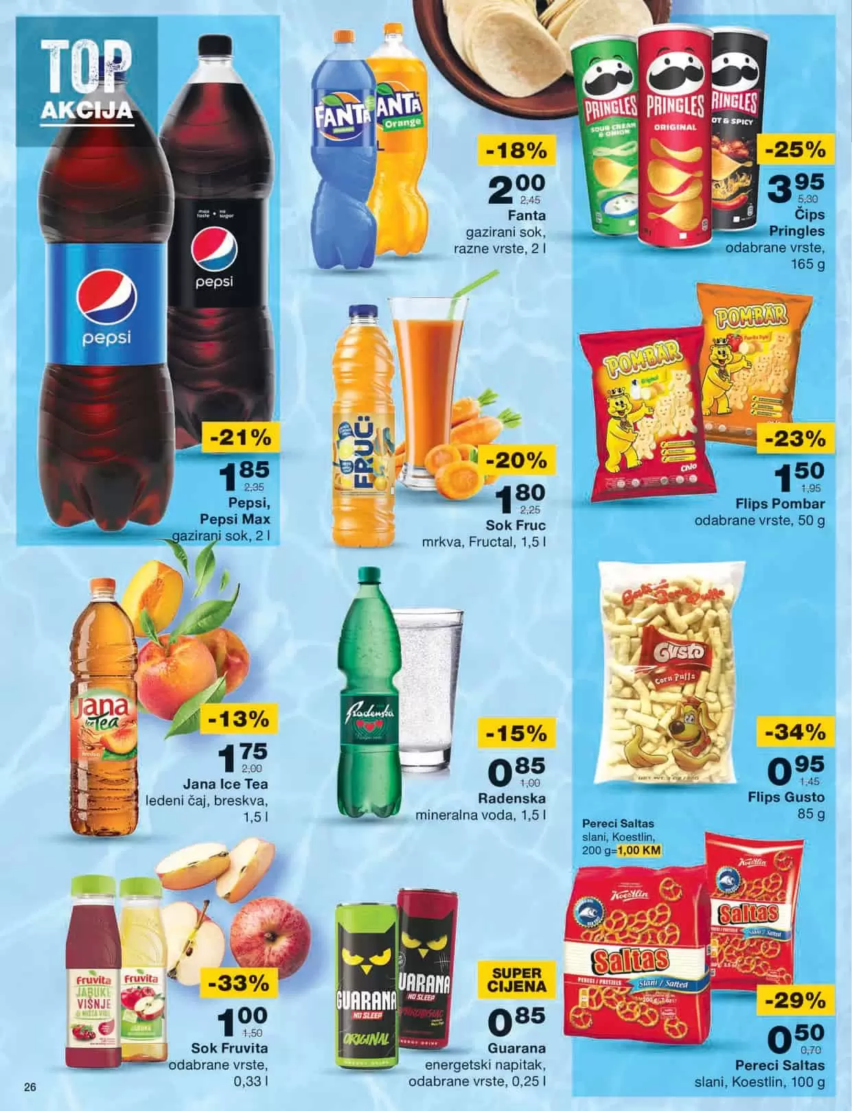 Mercator katalog donosi nam snižene/akcijske cijene prehrame, kucne hemije i opreme, proizvoda za njegu i hiigijenu.