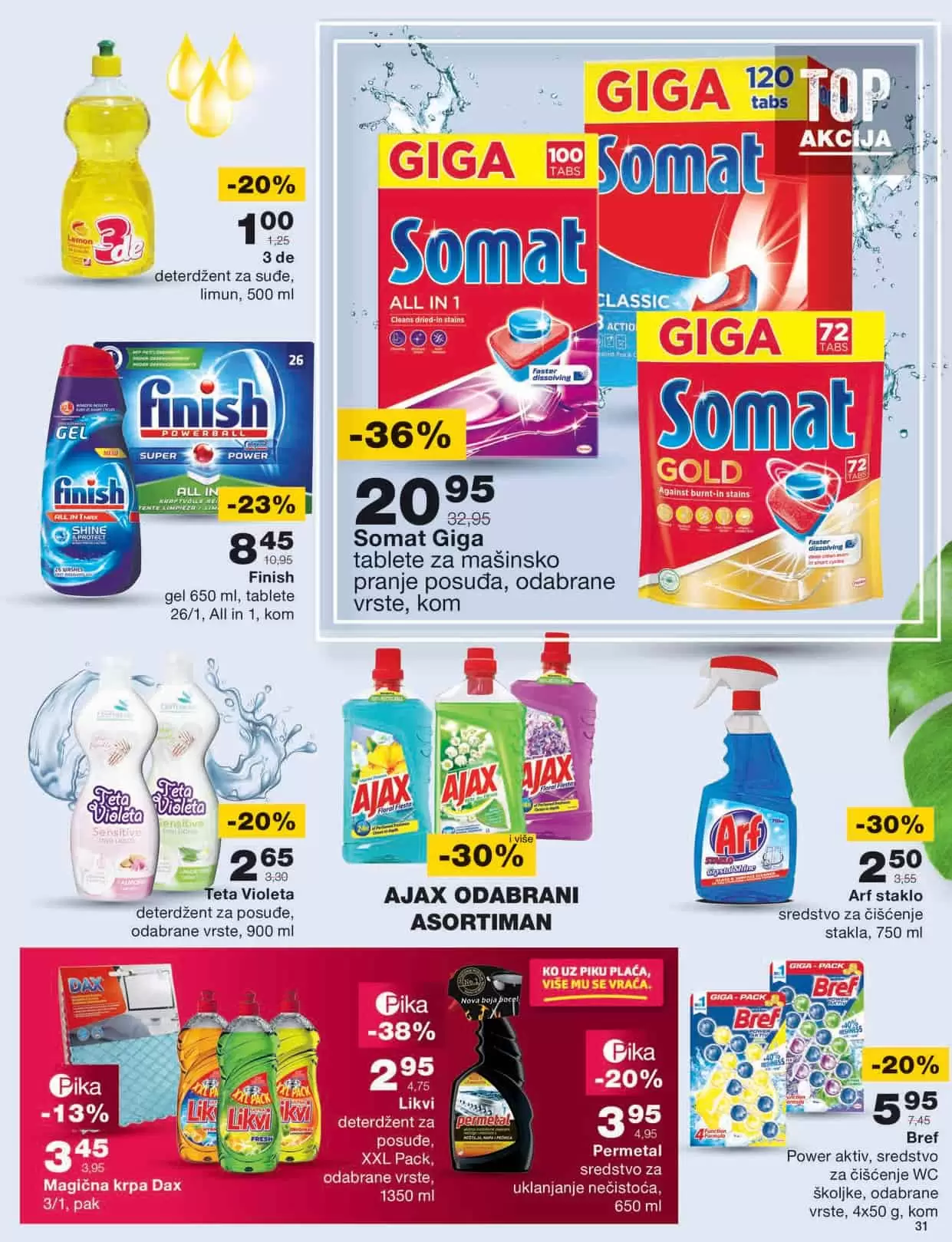 Mercator katalog donosi nam snižene/akcijske cijene prehrame, kucne hemije i opreme, proizvoda za njegu i hiigijenu.