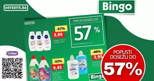 Bingo akcija nam donosi popuste do 57%!
