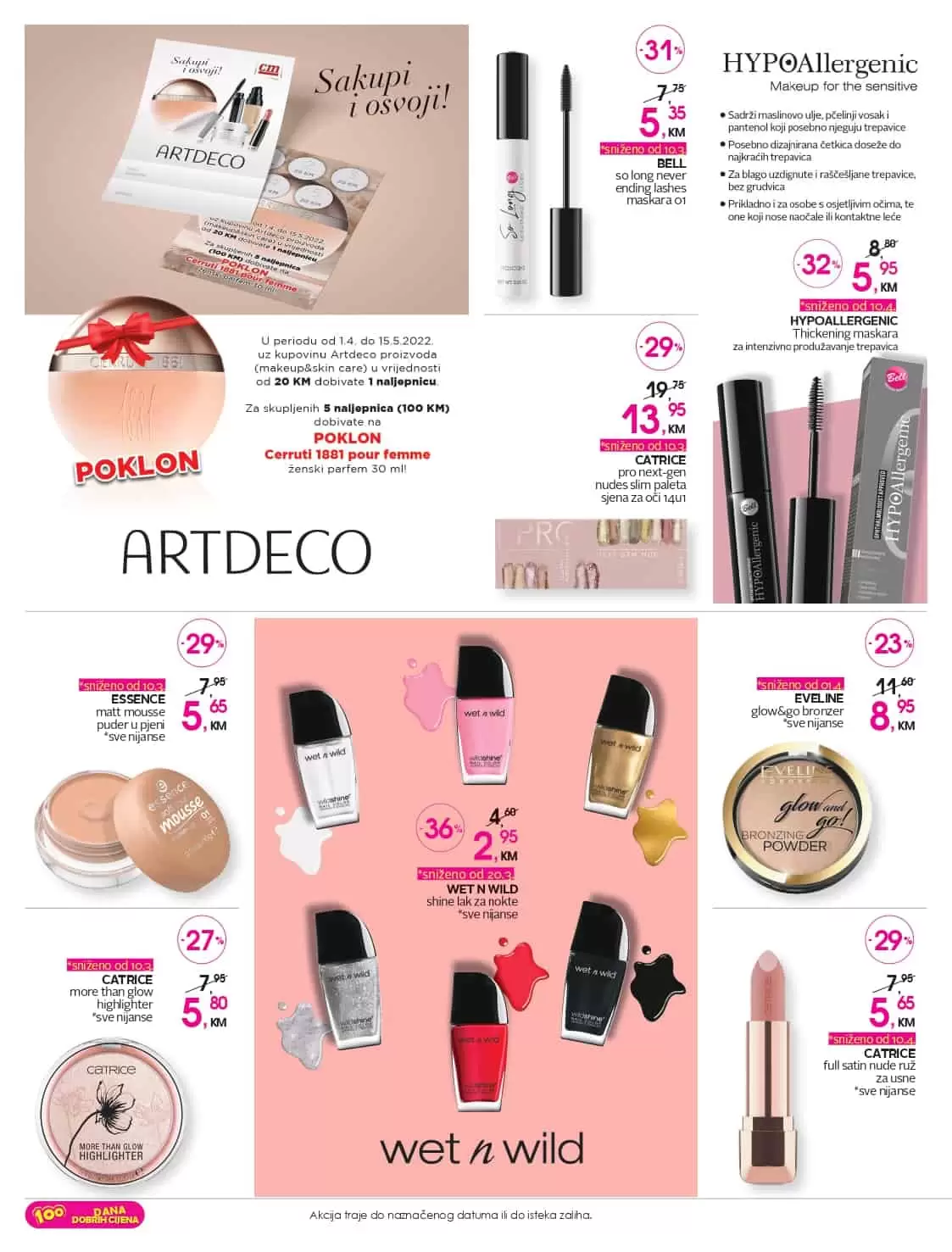 Popusti na make up proizvodima dosežu i do 41%! Počastite sebe!