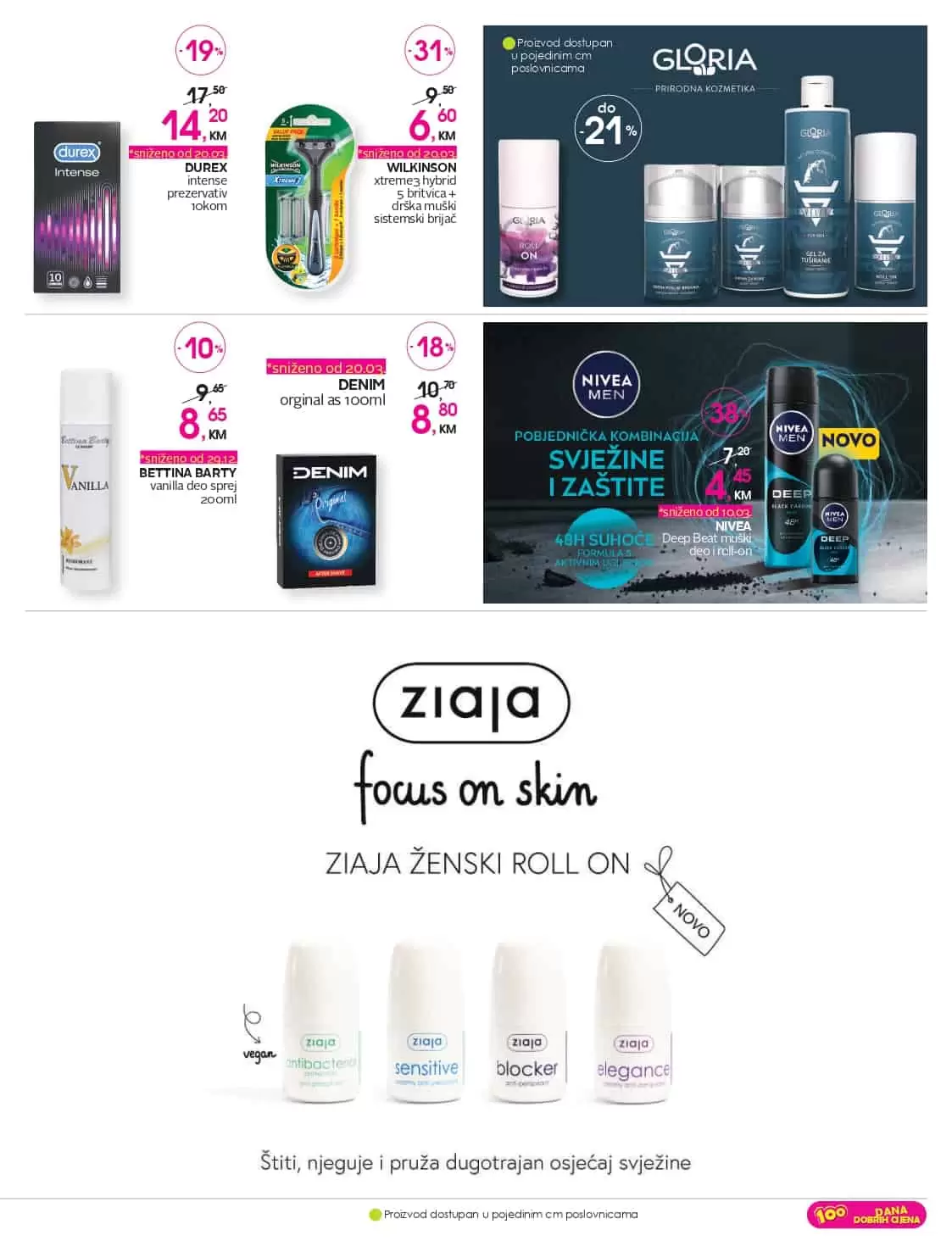Vrijeme je za novi cm katalog! Donosi nam sjajnu ponudu make up prozivoda, parfema, prozivoda za njegu lica i tijela, baby kozmetike i higijene, prozivoda za čišćenje doma..  cm akcijski katalog donosi na popuste i do 50% na odabrani asortiman. 