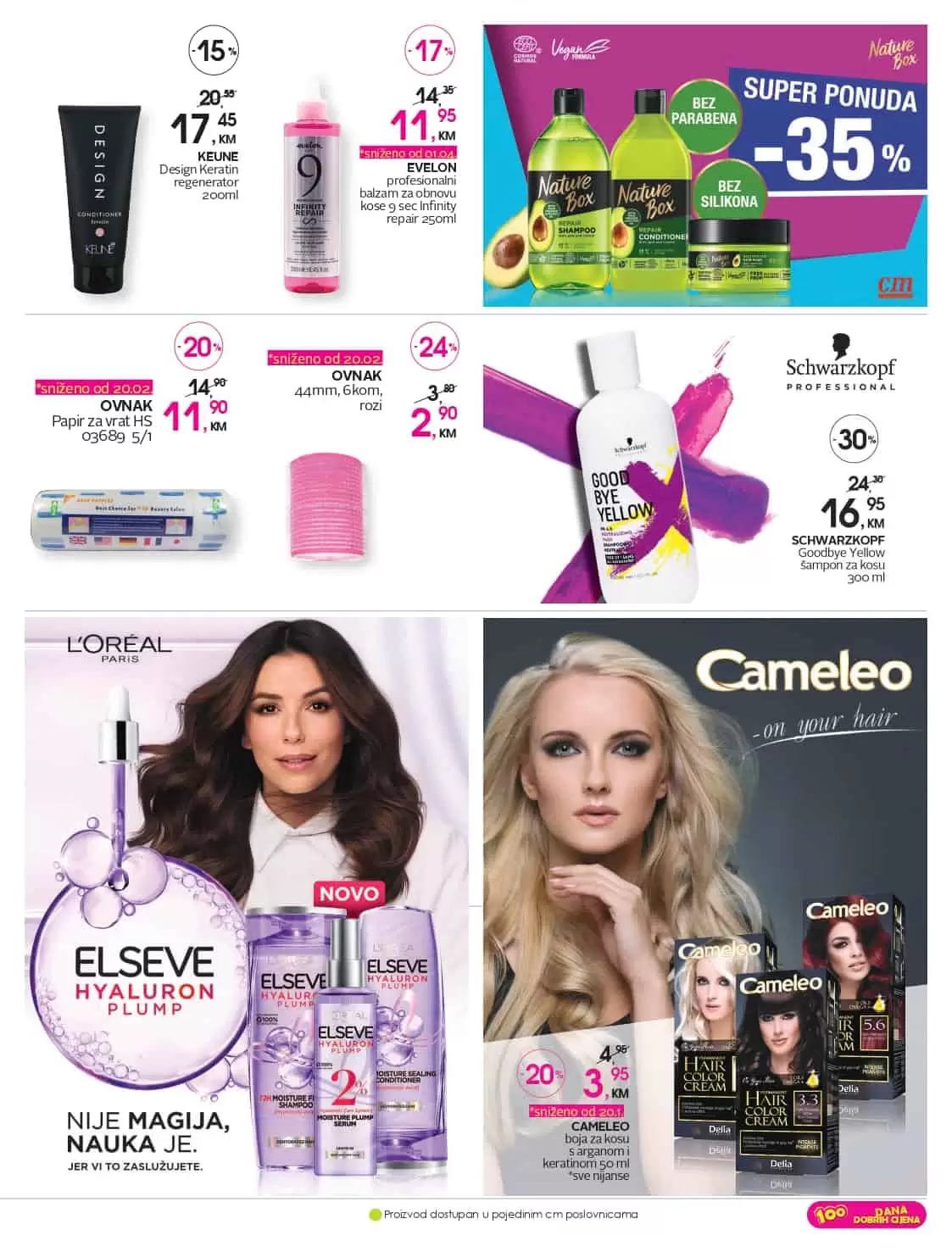 Vrijeme je za novi cm katalog! Donosi nam sjajnu ponudu make up prozivoda, parfema, prozivoda za njegu lica i tijela, baby kozmetike i higijene, prozivoda za čišćenje doma.. cm akcijski katalog donosi na popuste i do 50% na odabrani asortiman.