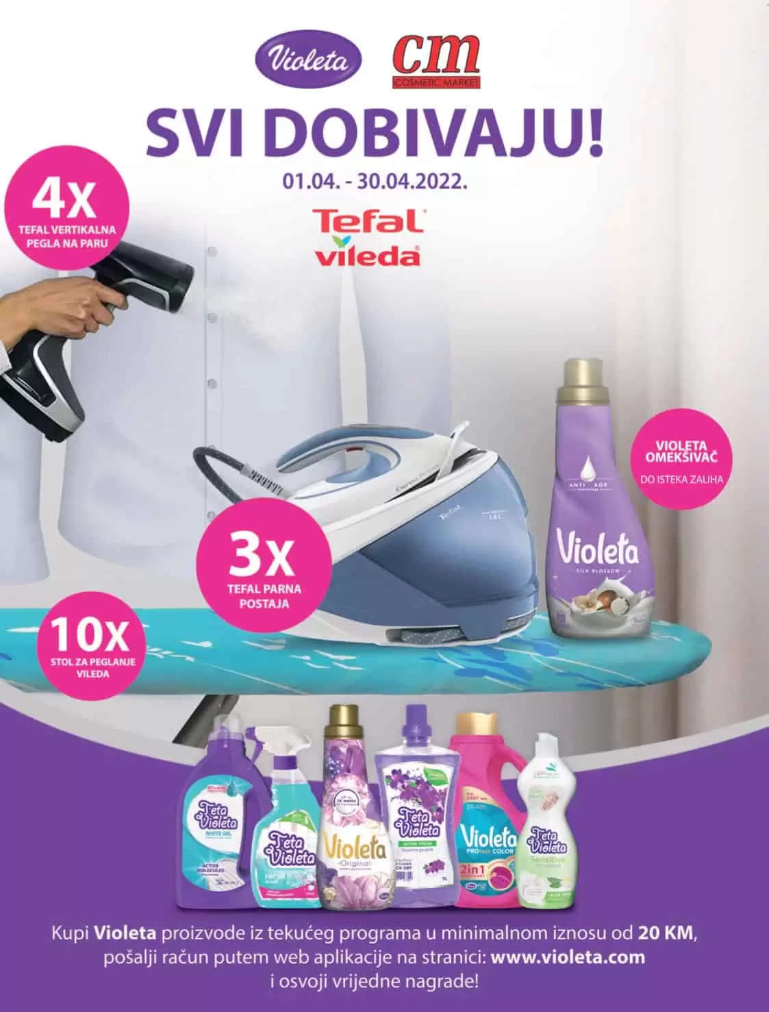 Vrijeme je za novi cm katalog! Donosi nam sjajnu ponudu make up prozivoda, parfema, prozivoda za njegu lica i tijela, baby kozmetike i higijene, prozivoda za čišćenje doma.. cm akcijski katalog donosi na popuste i do 50% na odabrani asortiman.