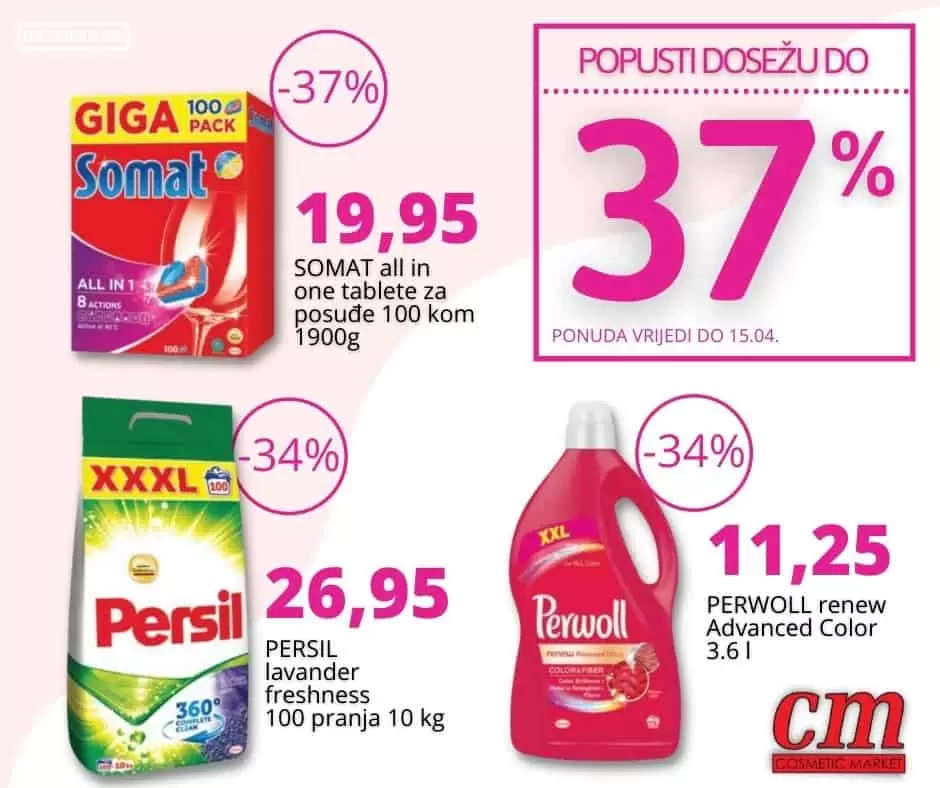 cm TOP 3 proizvoda sa POPUSTOM i do 37% do 15.04.2022. 