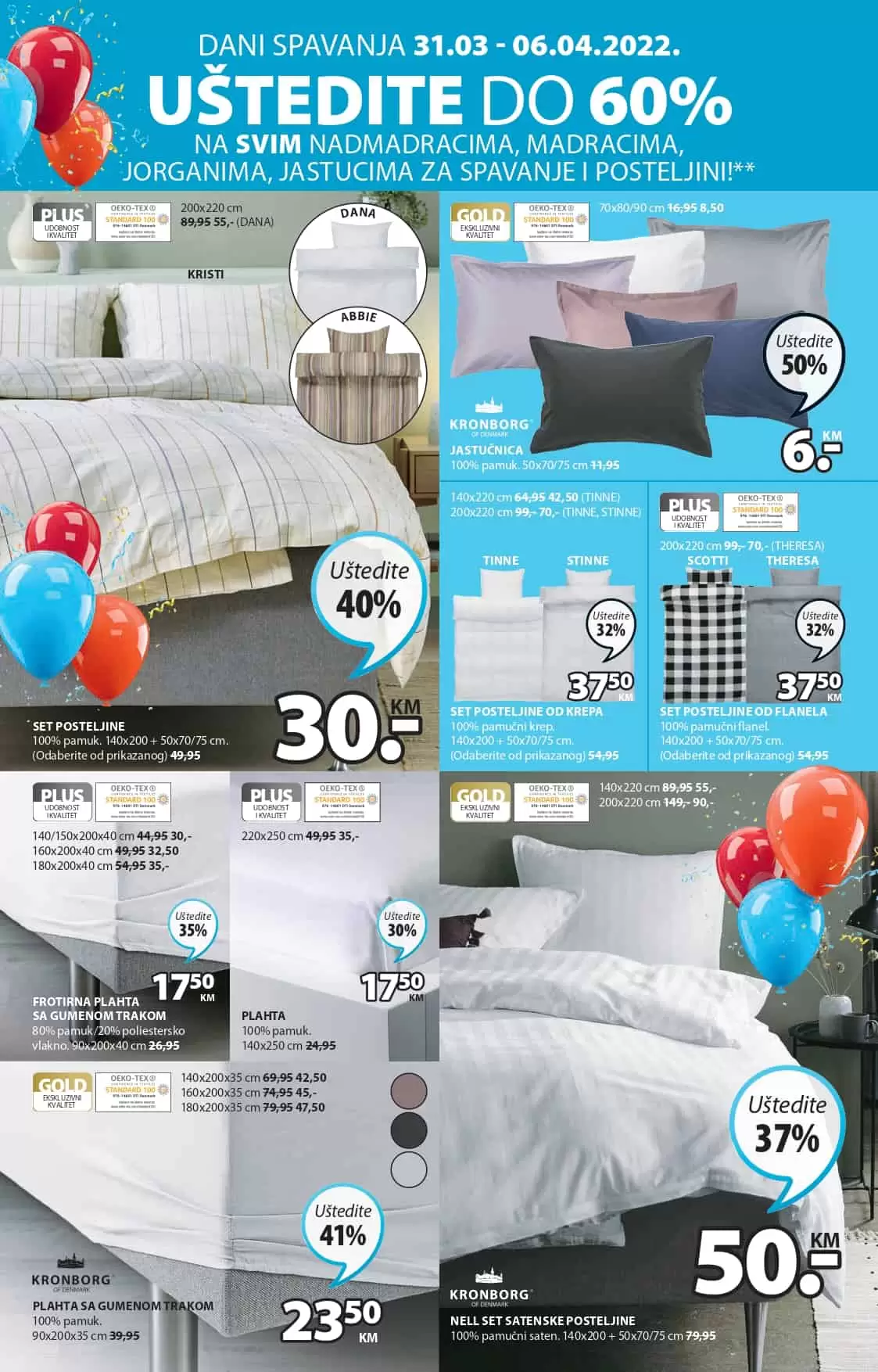 Ukoliko ste ljubitelj JYSK namještaja imamo sjajnu vijest za vas! Jysk slavi 43. rodjendan i tom prilikom daruje nam velike popuste i do 65%! Jysk bastenski namjestaj, jysk tekstil, jysk posteljine, jysk ormari samo je mali dio kategrija na kojima vas ocekujuu snizenja. 