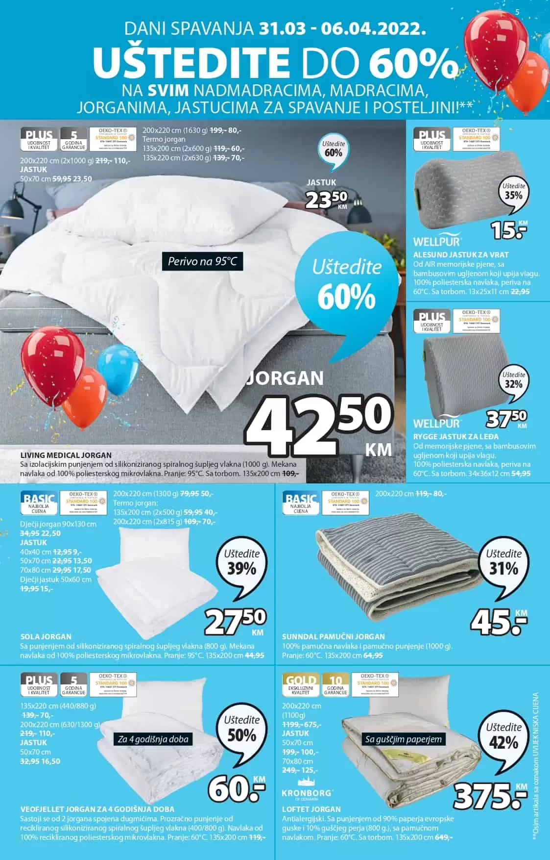 Ukoliko ste ljubitelj JYSK namještaja imamo sjajnu vijest za vas! Jysk slavi 43. rodjendan i tom prilikom daruje nam velike popuste i do 65%! Jysk bastenski namjestaj, jysk tekstil, jysk posteljine, jysk ormari samo je mali dio kategrija na kojima vas ocekujuu snizenja. 