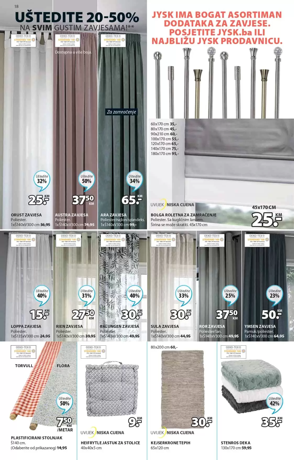 U JYSK prodavnicama ocekuju vas popusi i do 65%. Pogledaj novi jysk katalog i uzivajte u pogodnostima.