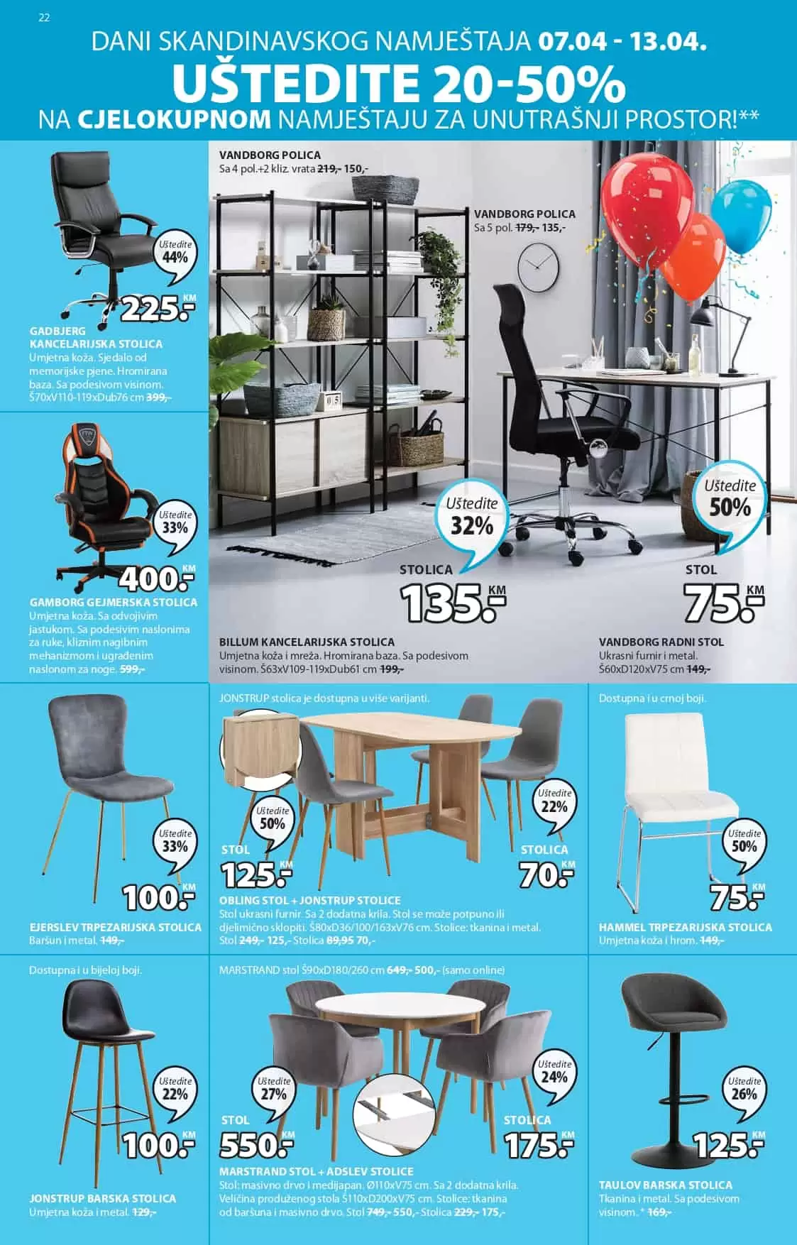 U JYSK prodavnicama ocekuju vas popusi i do 65%. Pogledaj novi jysk katalog i uzivajte u pogodnostima.