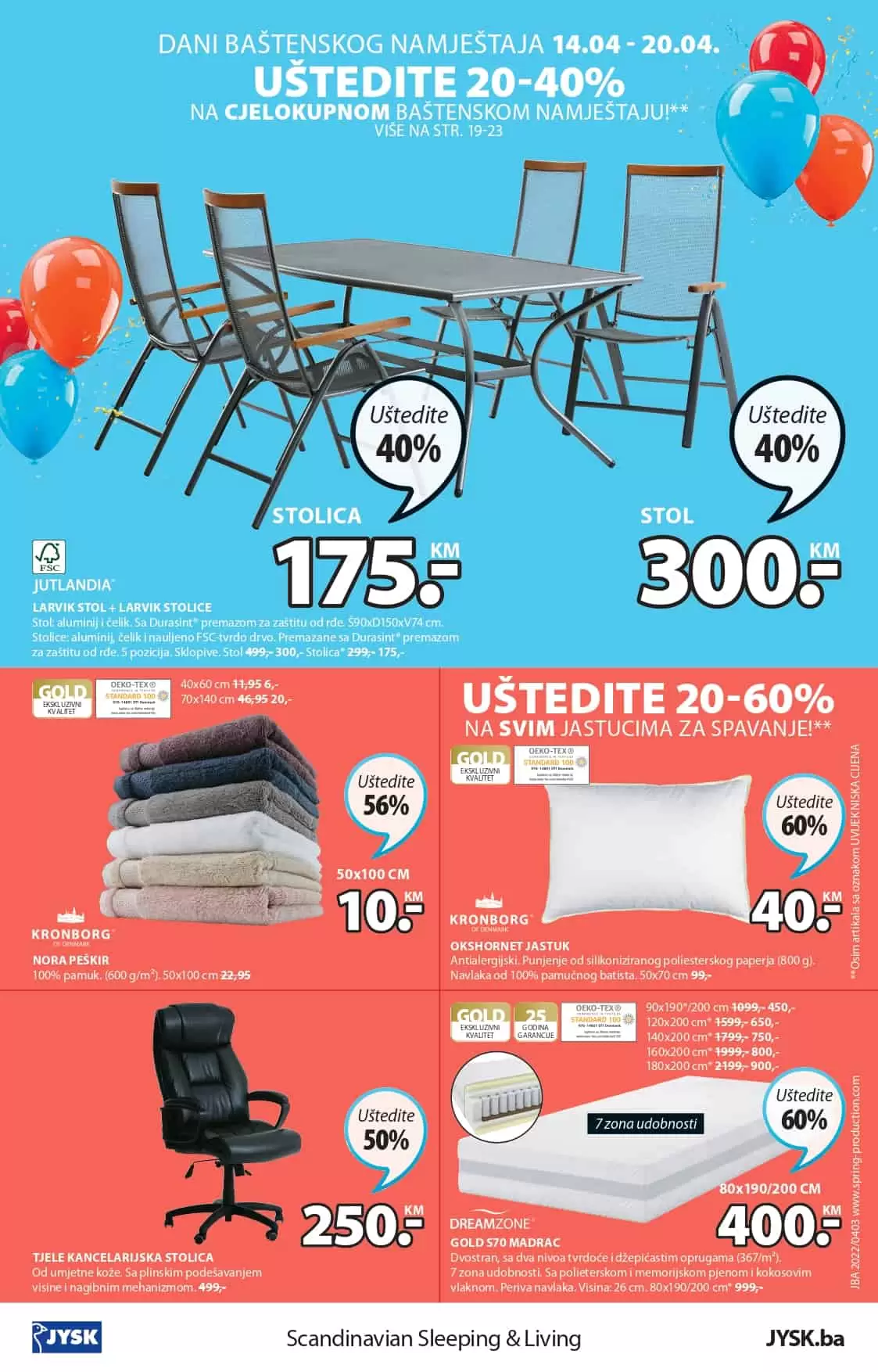 Novi JYSK Katalog donosi na akcijske cijene najmještaja, zavjesa, posteljine, dekorativnih predmeta. Pogledjate šta se nudi u Jysk prodavnicama!