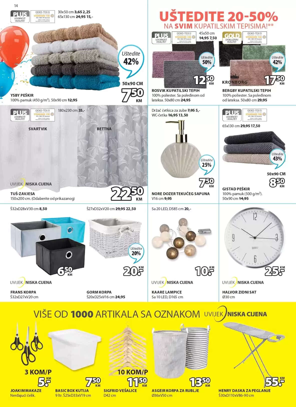 Jysk akcijski katalog  donosi nam super sniženja i do 65%!