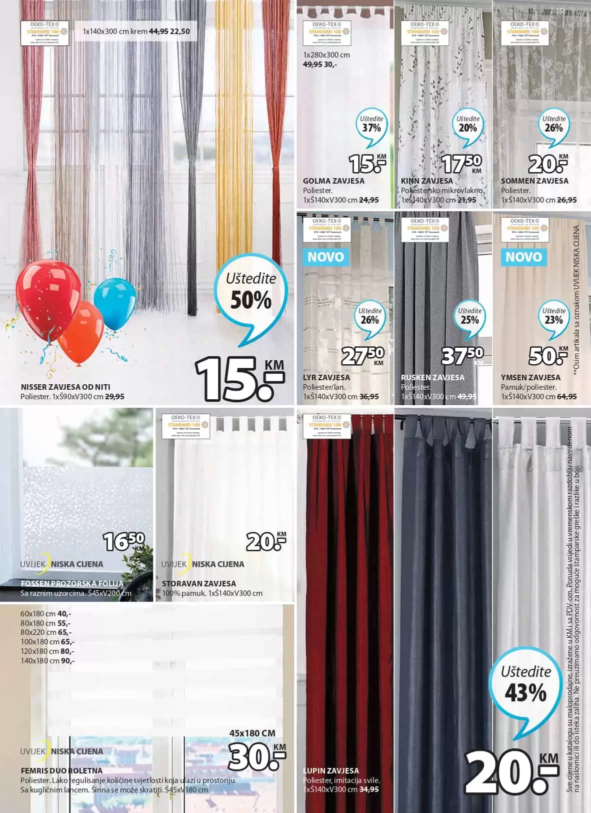 Jysk akcijski katalog  donosi nam super sniženja i do 65%!