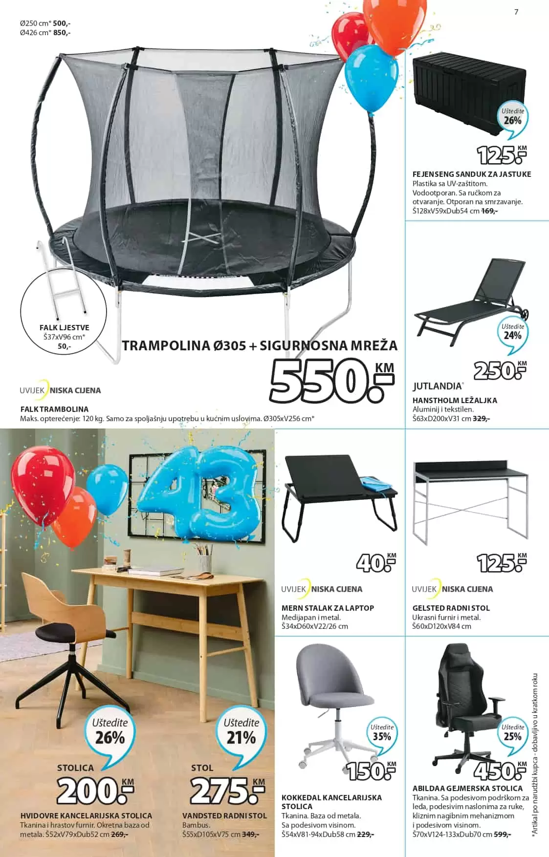 Jysk letak donosi nam super sniženje baštenskog namještaja, i kućnog tekstila. Pogledajte JYSK katalog i osvarite znatne uštede kupovinom JYSK namještaja!