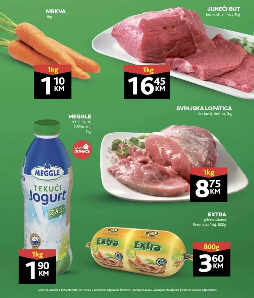 Svaki dan svježe i povoljno u Konzum prodavniicama. Ovog ponedjeljka akcijske cijene čekaju na vas. Kupite voće, povrće, svježe meso po akcijskim cijenama. Volimo Konzum. Volimo dobre cijene!