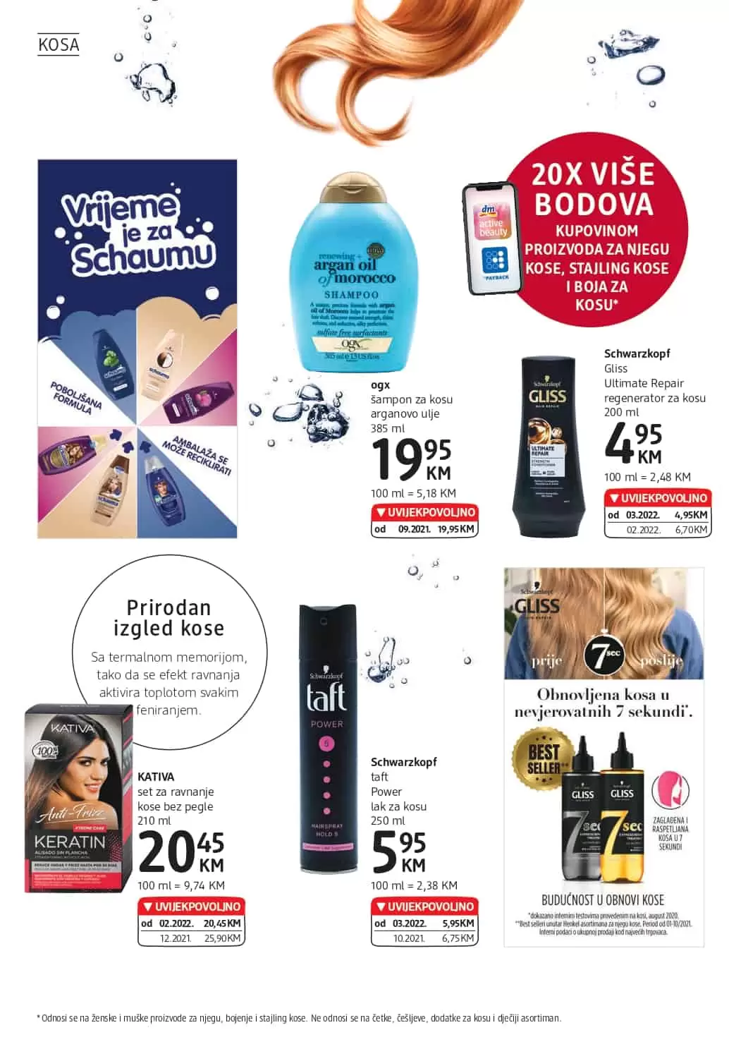 dm katalog donosi nam UVIJEKPOVOLJNO cijene! Uživajte u dm kataloškoj akciji i uštedite novac.