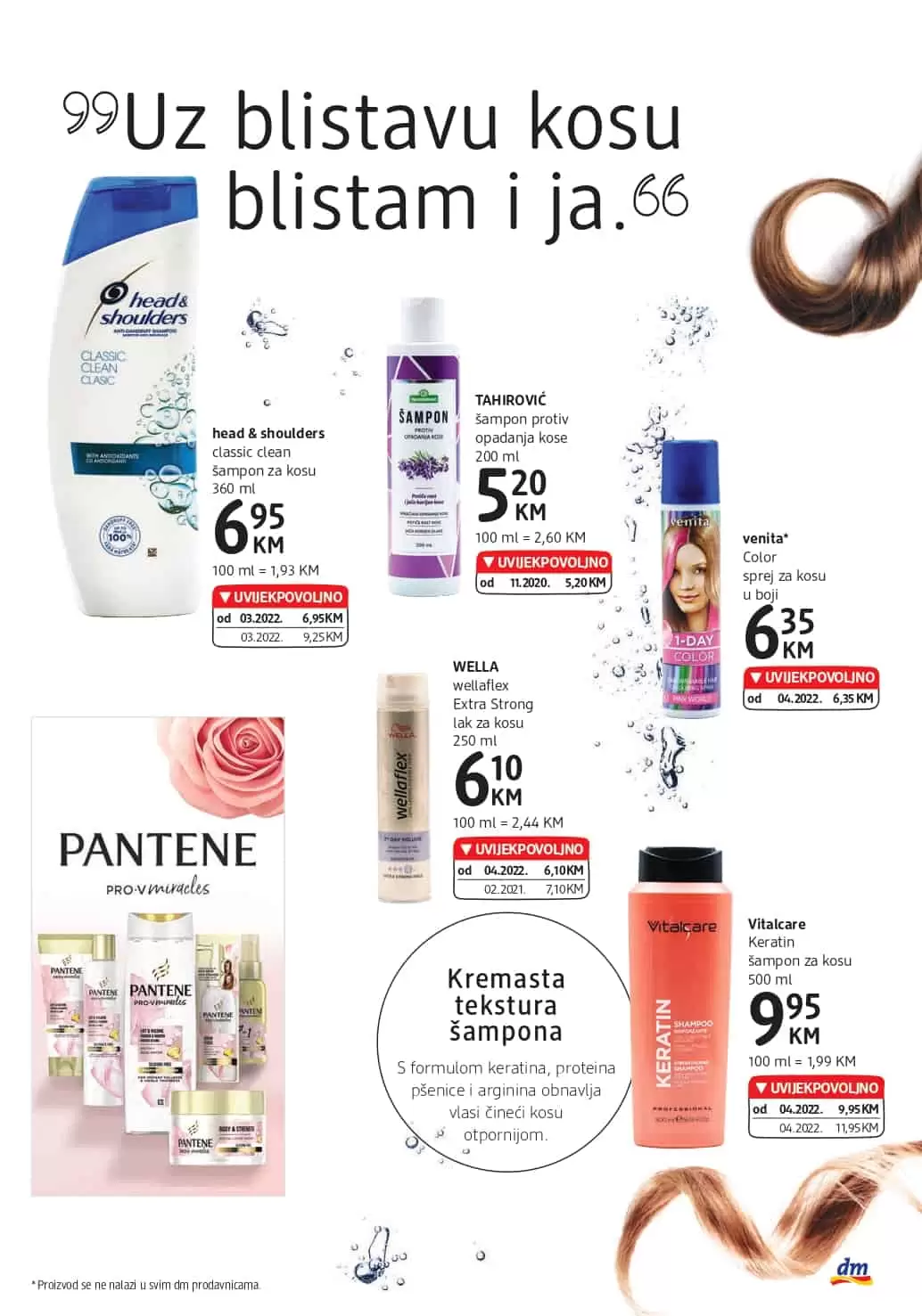 dm katalog donosi nam UVIJEKPOVOLJNO cijene! Uživajte u dm kataloškoj akciji i uštedite novac.