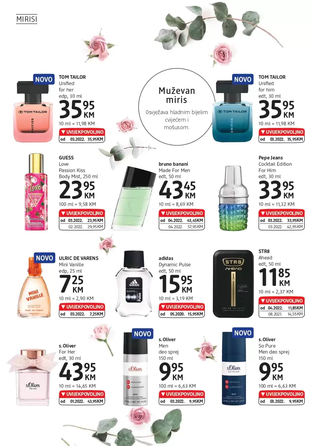 dm katalog donosi nam UVIJEKPOVOLJNO cijene! Uživajte u dm kataloškoj akciji i uštedite novac.