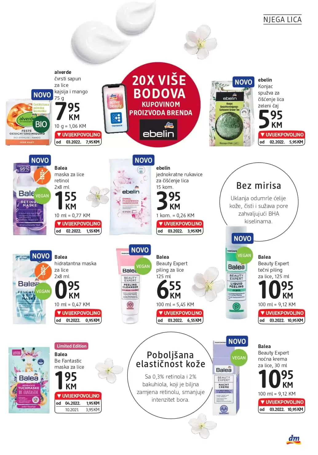 dm katalog donosi nam UVIJEKPOVOLJNO cijene! Uživajte u dm kataloškoj akciji i uštedite novac.
