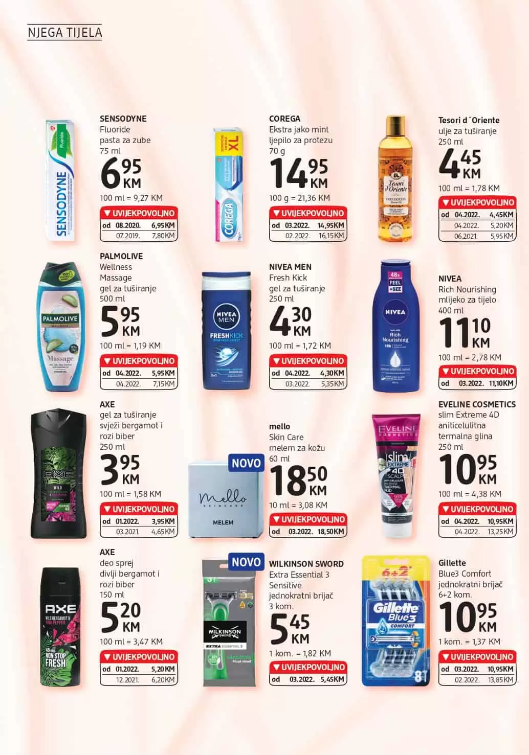 dm katalog donosi nam UVIJEKPOVOLJNO cijene! Uživajte u dm kataloškoj akciji i uštedite novac.