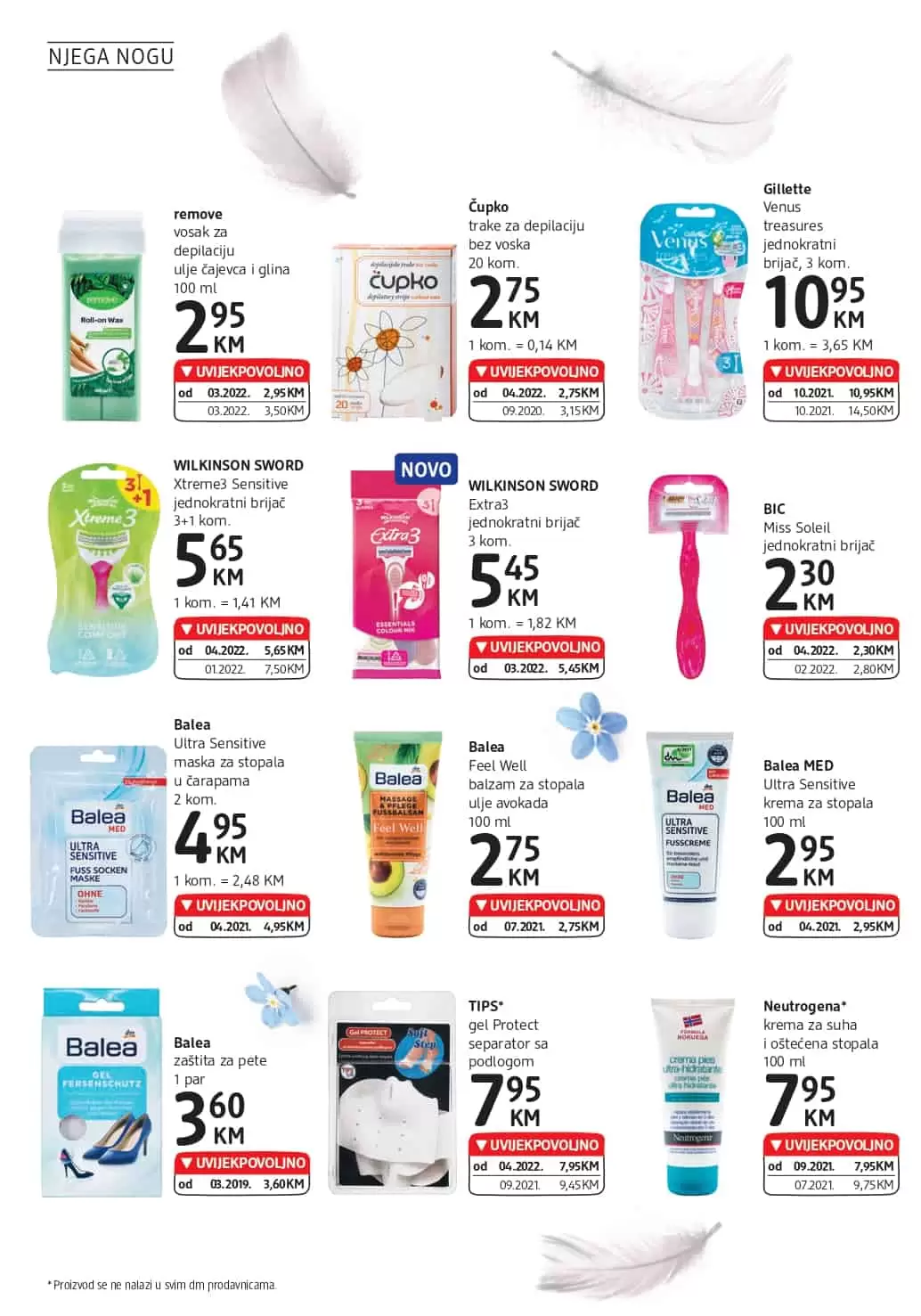 dm katalog donosi nam UVIJEKPOVOLJNO cijene! Uživajte u dm kataloškoj akciji i uštedite novac.