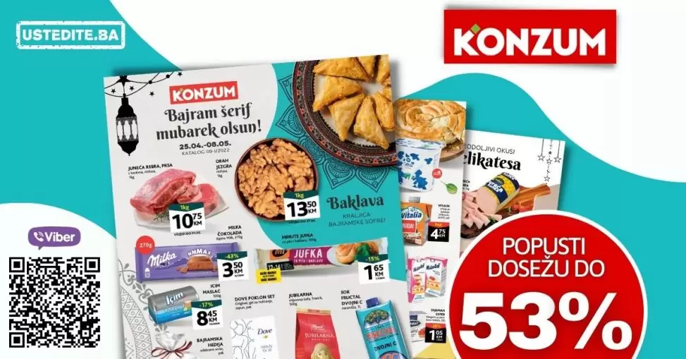 Konzum Redovni katalog 25.04.-08.05.2022.