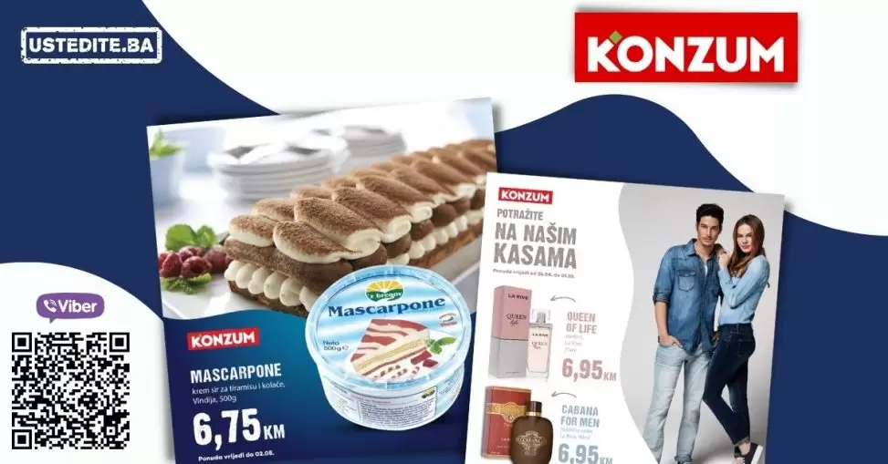 Konzum akcija na kasama 28.04-01.05.2022.