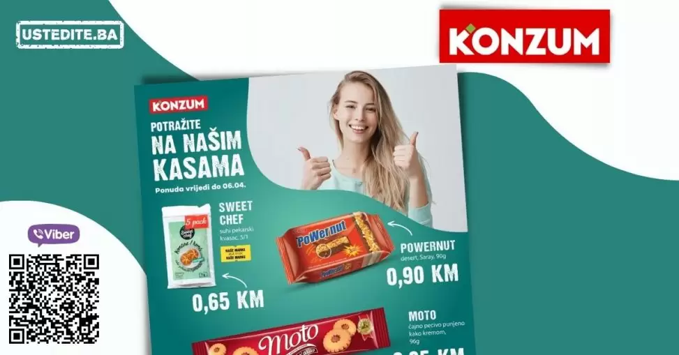 Aktivna prodaja na kasama konzuma