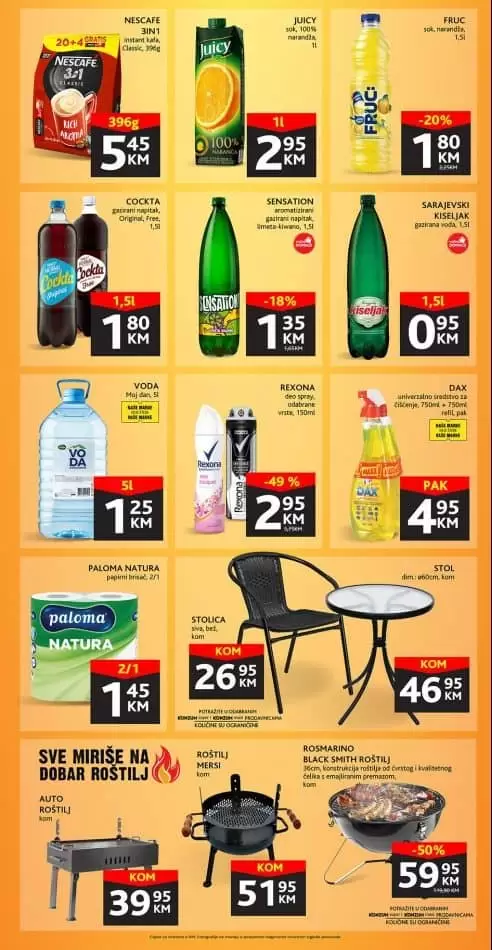 Konzum vikend akcija donosi nam snižene cijene kafe, svjezeg mesa, oraha, mesnih preradjevna i još mnogo toga! Posjetite Konzum prodavnice i iskoristite popuste.