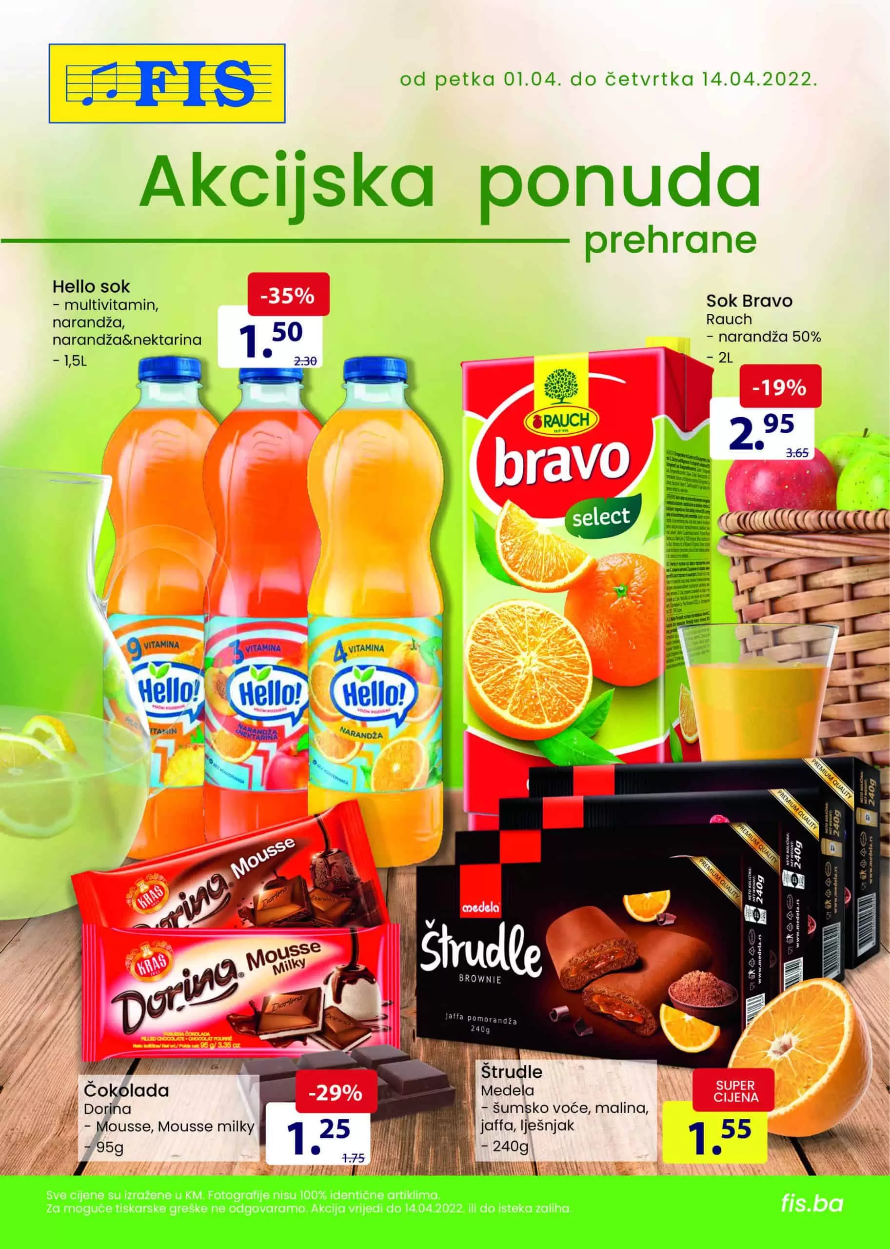 Najpoznatije prehrambene proizvode, sredstva za ličnu i kućnu higijenu po povoljnim cijenama pronađite u novom FIS katalog-u!