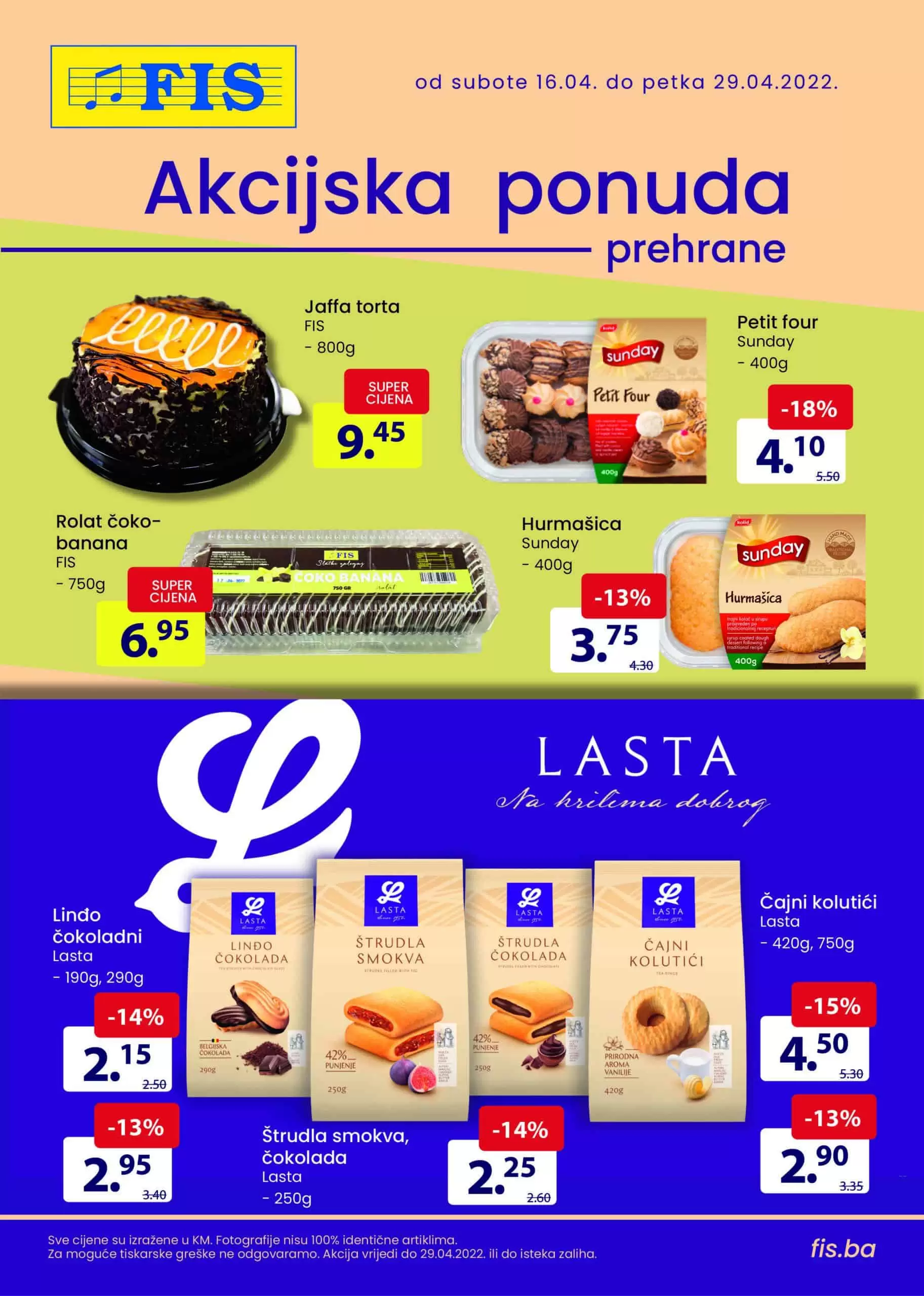 Fis katalog prehrane i hemije donosi nam super snizenje hrane i kucne hemije!