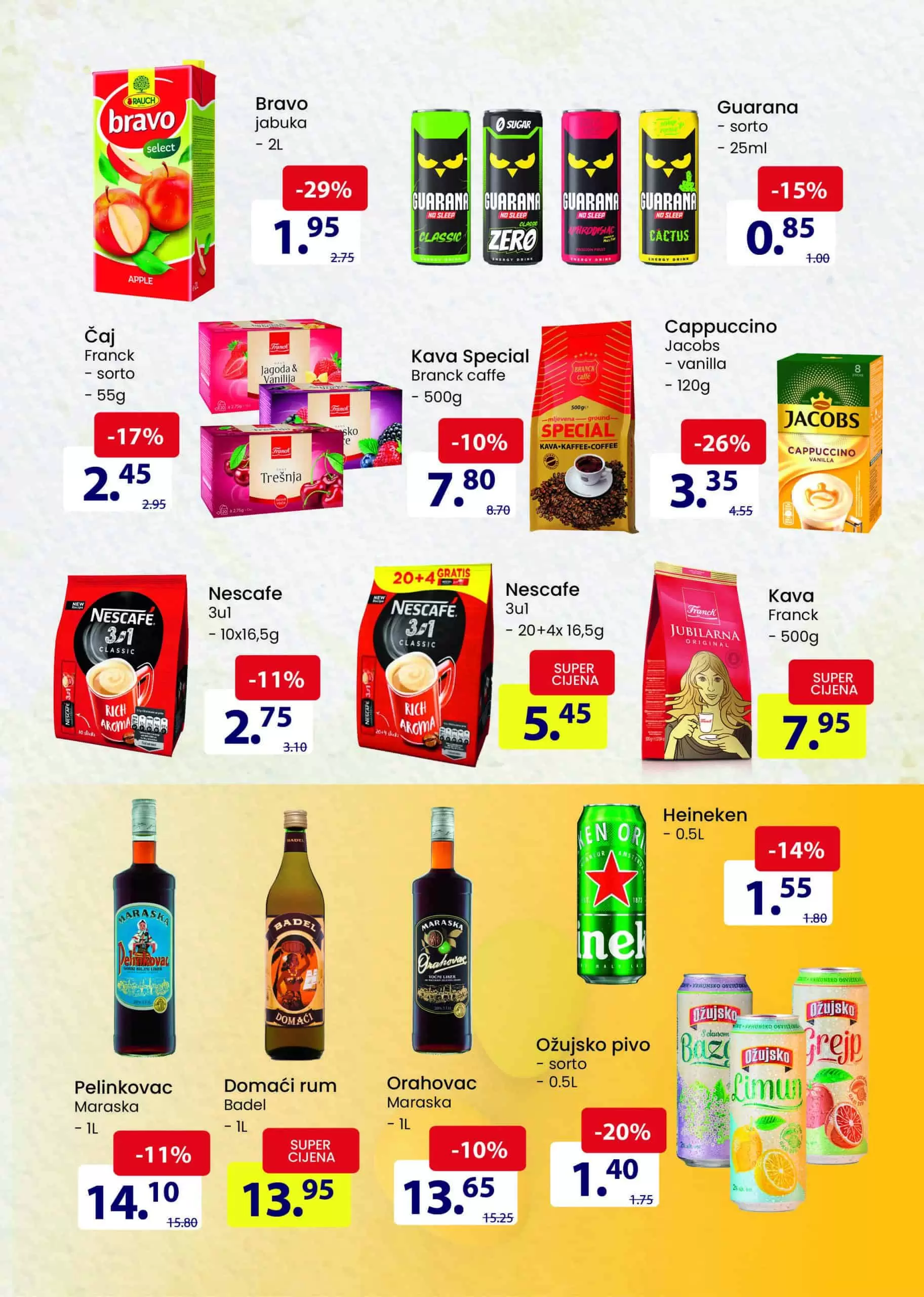 Fis katalog prehrane i hemije donosi nam super snizenje hrane i kucne hemije!