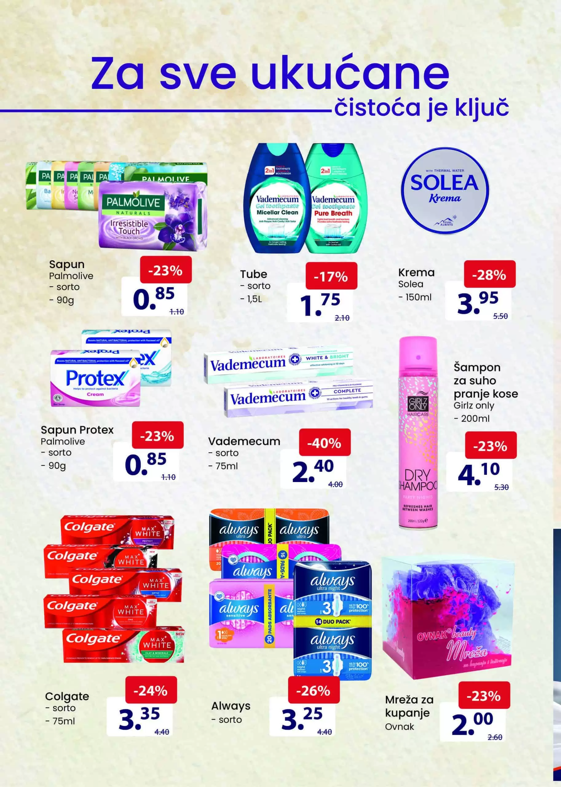 Fis katalog prehrane i hemije donosi nam super snizenje hrane i kucne hemije!