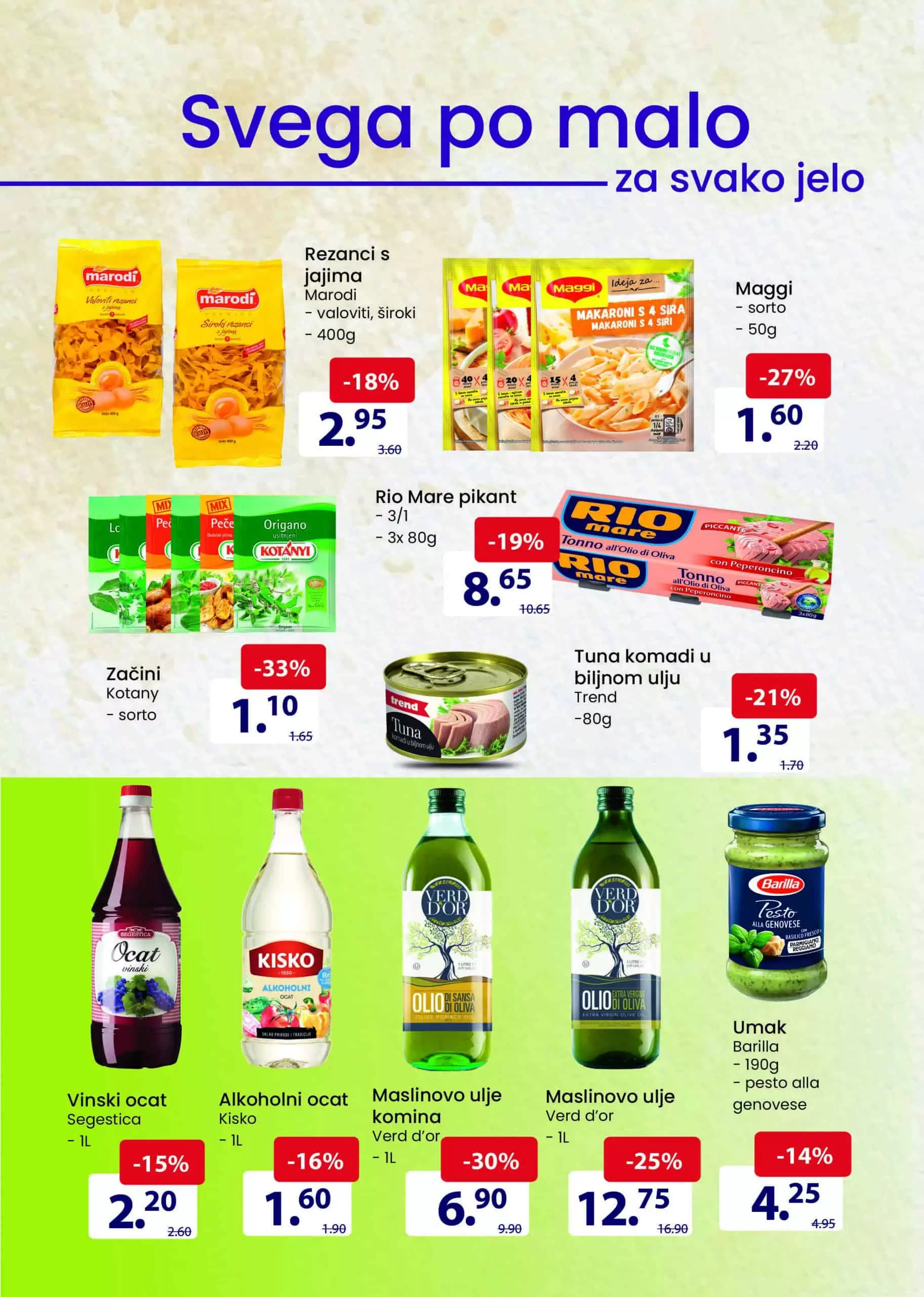 Fis katalog prehrane i hemije donosi nam super snizenje hrane i kucne hemije!