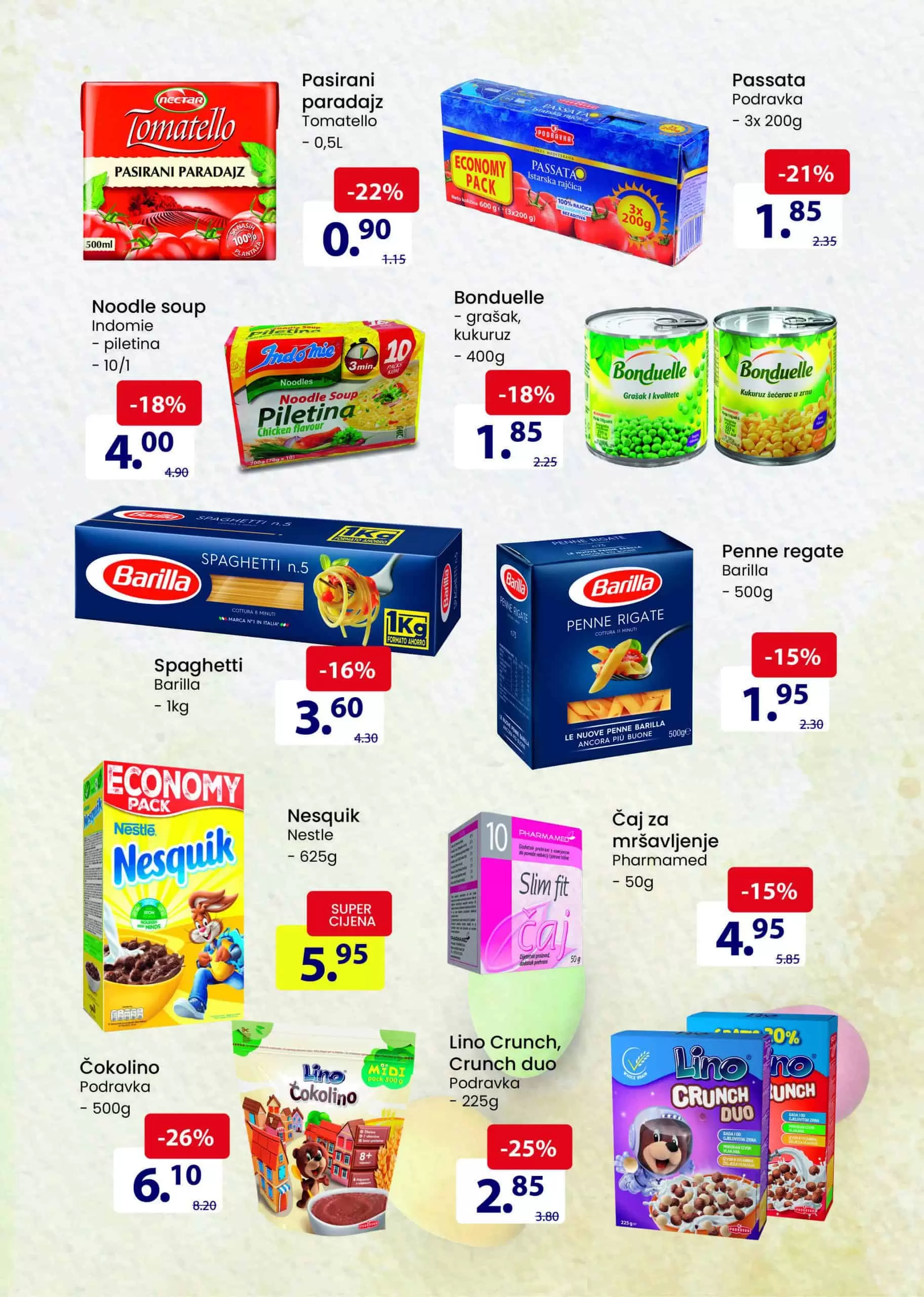 Fis katalog prehrane i hemije donosi nam super snizenje hrane i kucne hemije!