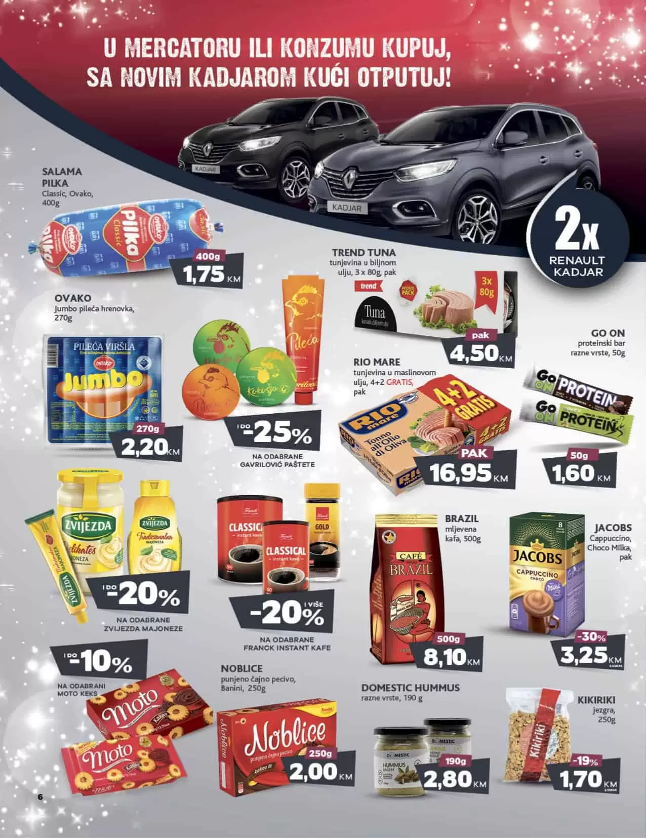 Konzum katalog donosi nam super cijene hrane, deterdženata, pelena za bebe, kuhinjskog pribora i posudja!