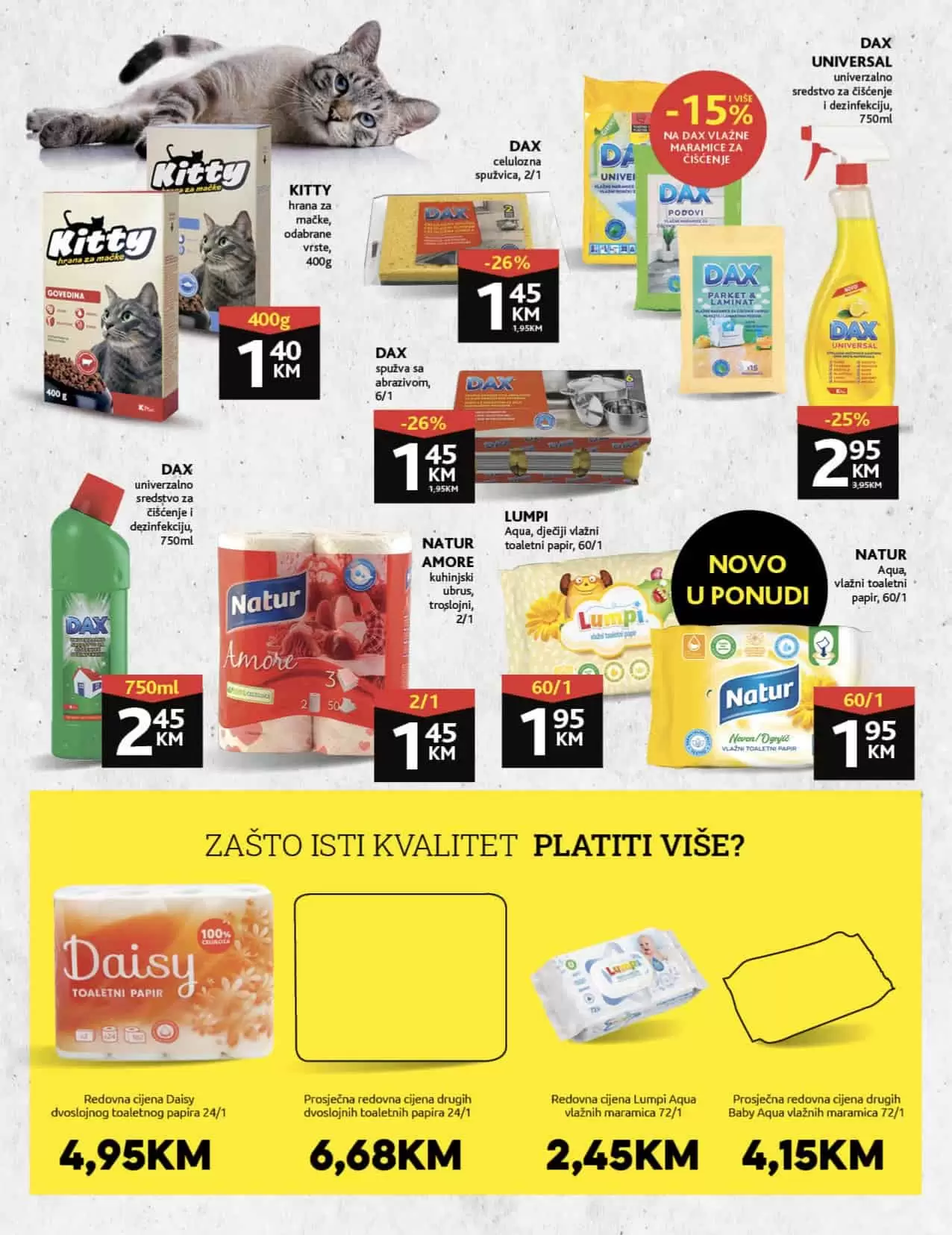 Konzum katalog donosi nam super cijene hrane, deterdženata, pelena za bebe, kuhinjskog pribora i posudja!
