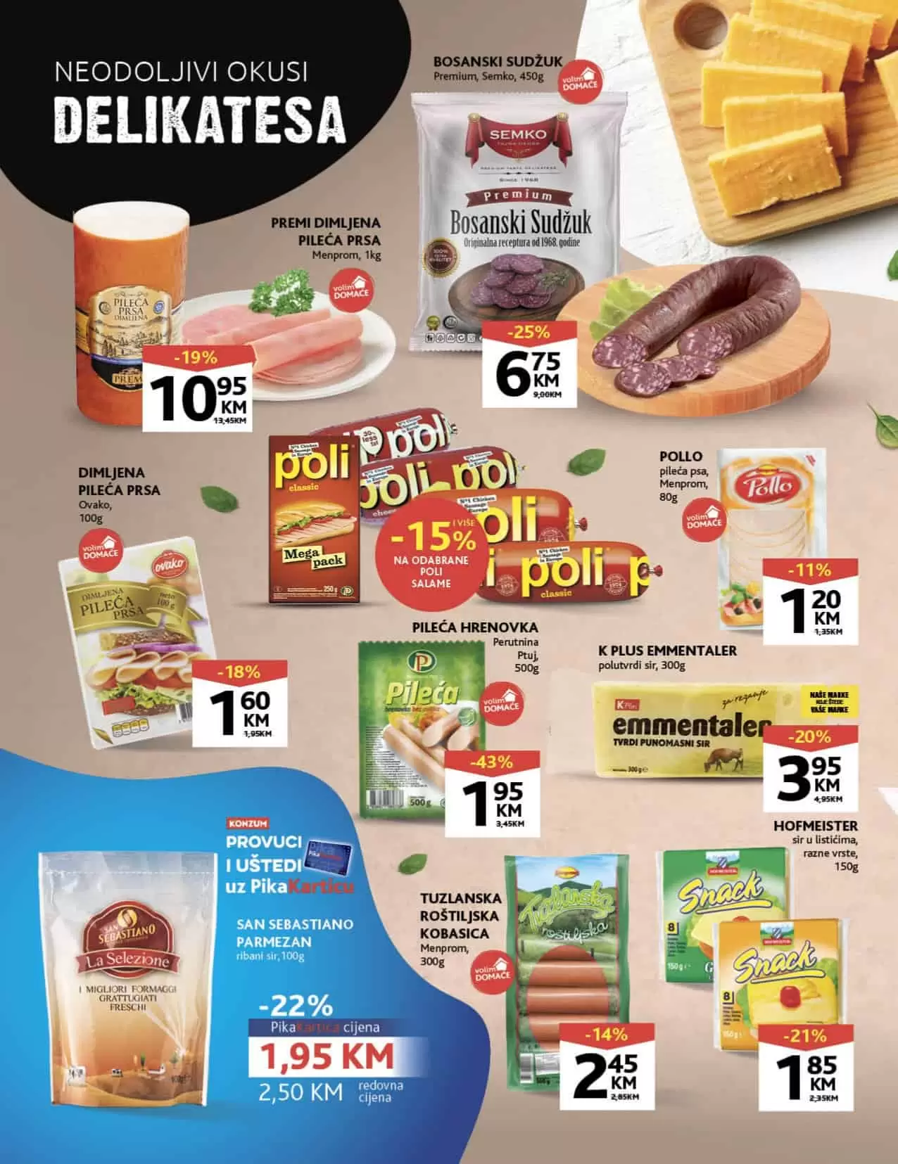 Konzum katalog donosi nam super cijene hrane, deterdženata, pelena za bebe, kuhinjskog pribora i posudja!