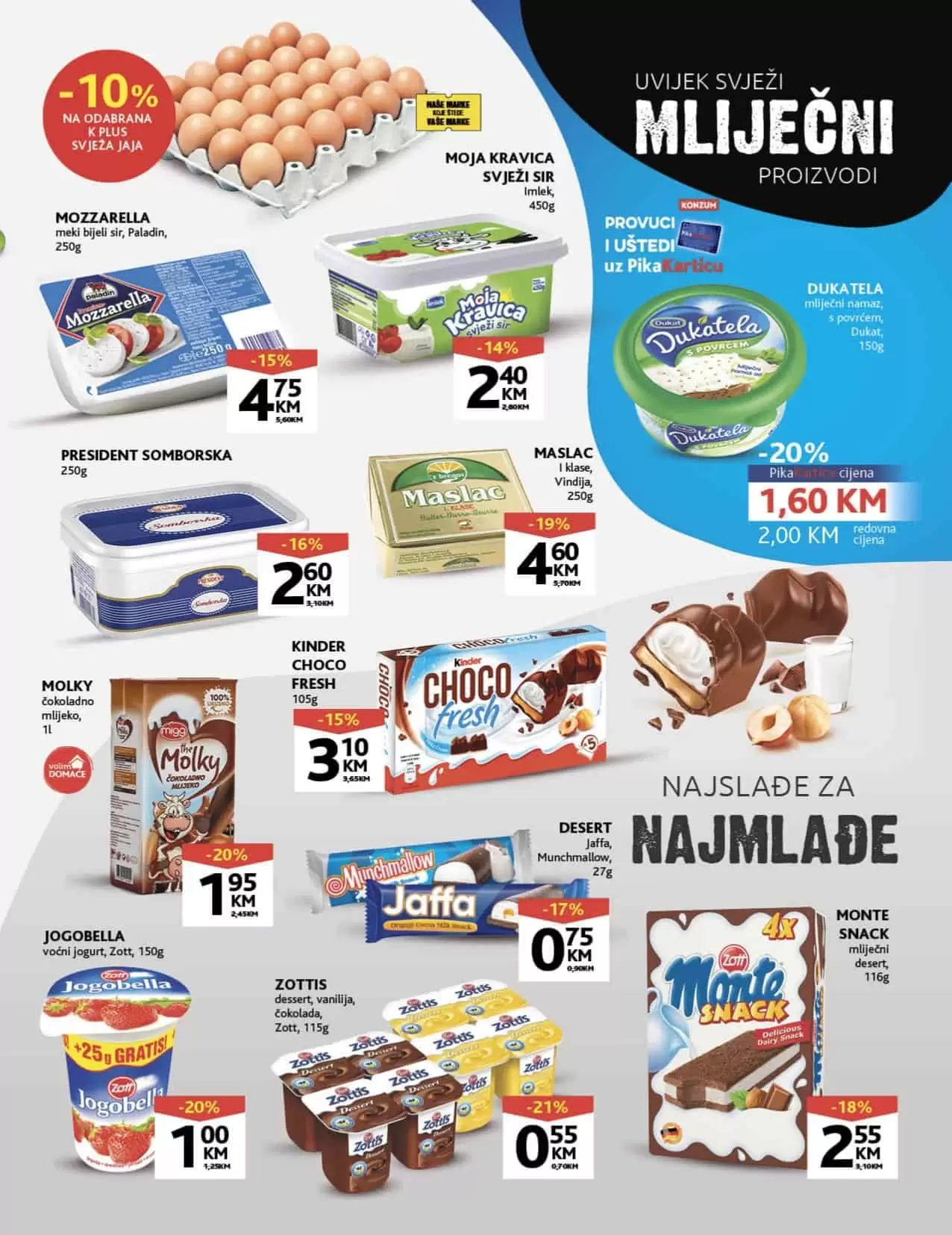 Konzum katalog donosi nam super cijene hrane, deterdženata, pelena za bebe, kuhinjskog pribora i posudja!