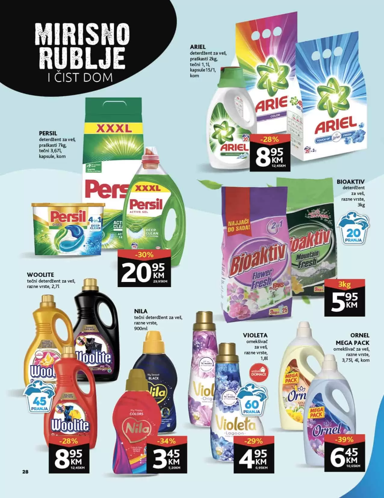 Konzum katalog donosi nam super cijene hrane, deterdženata, pelena za bebe, kuhinjskog pribora i posudja!