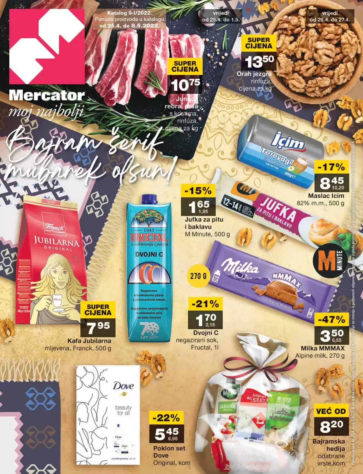 Mercator kataloška akcija donosi nam sjajne akcijske ponde! Pogledajte novi Mercator katalog i uživajte u sniženjima!