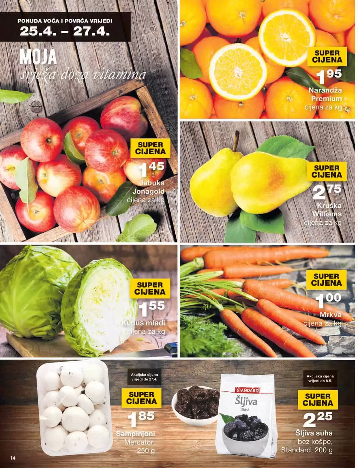 Mercator kataloška akcija donosi nam sjajne akcijske ponde! Pogledajte novi Mercator katalog i uživajte u sniženjima!