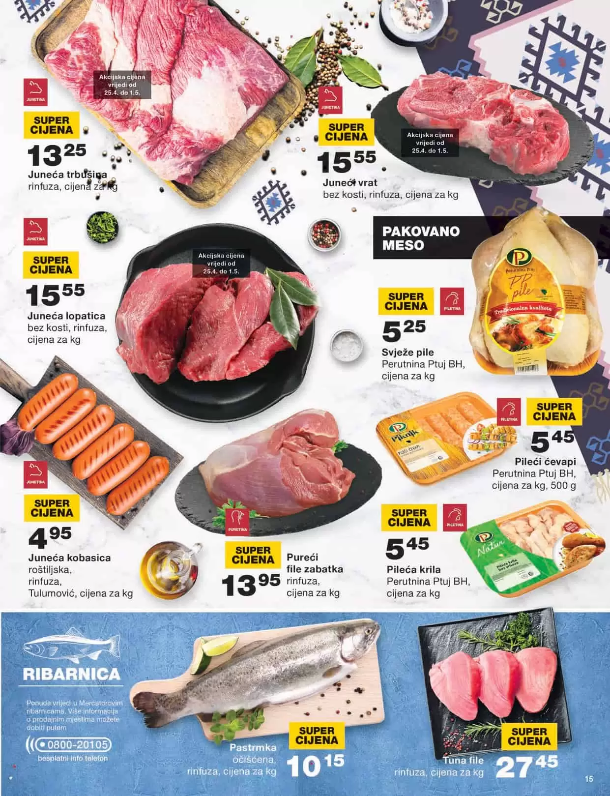 Mercator kataloška akcija donosi nam sjajne akcijske ponde! Pogledajte novi Mercator katalog i uživajte u sniženjima!