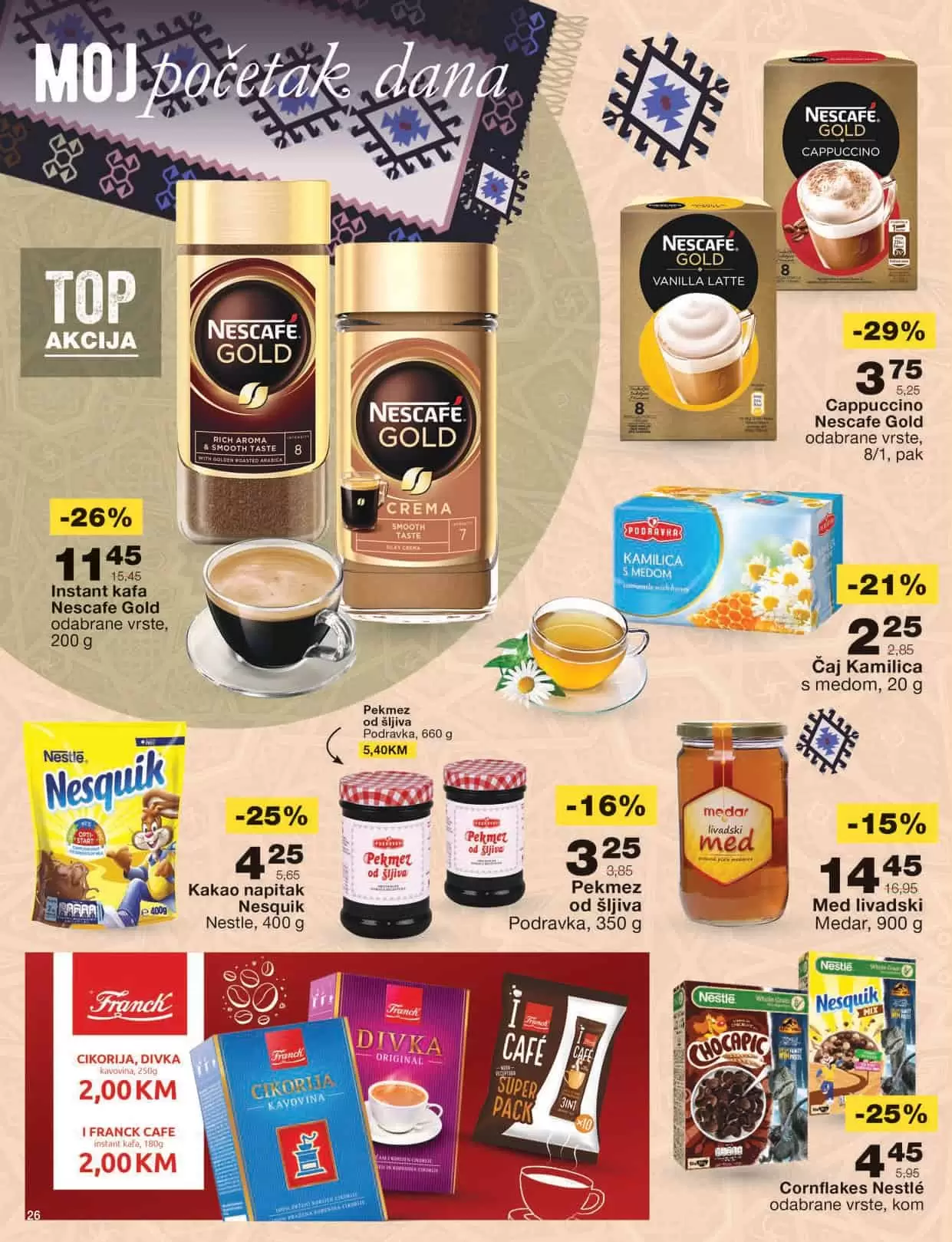 Mercator kataloška akcija donosi nam sjajne akcijske ponde! Pogledajte novi Mercator katalog i uživajte u sniženjima!