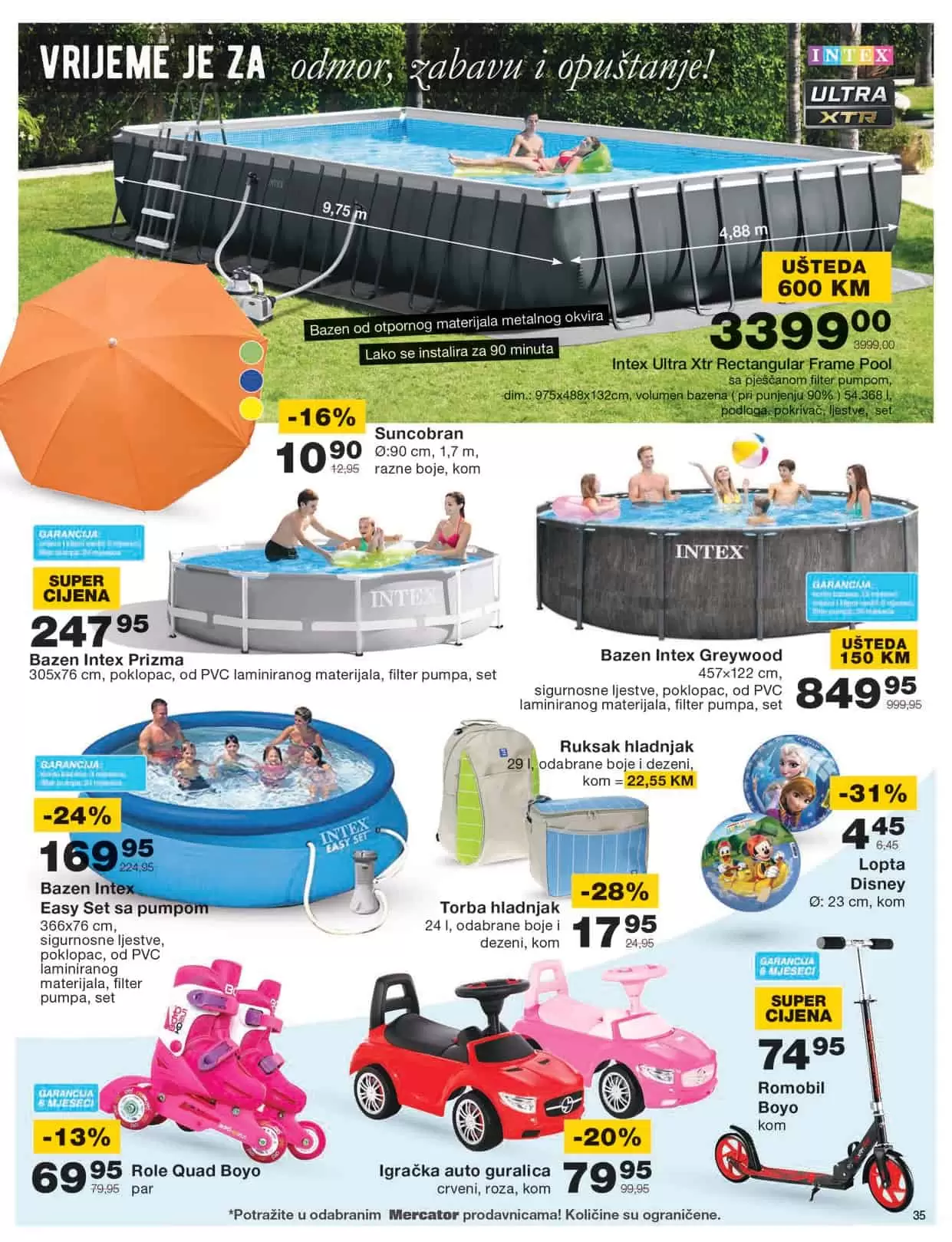 Mercator kataloška akcija donosi nam sjajne akcijske ponde! Pogledajte novi Mercator katalog i uživajte u sniženjima!